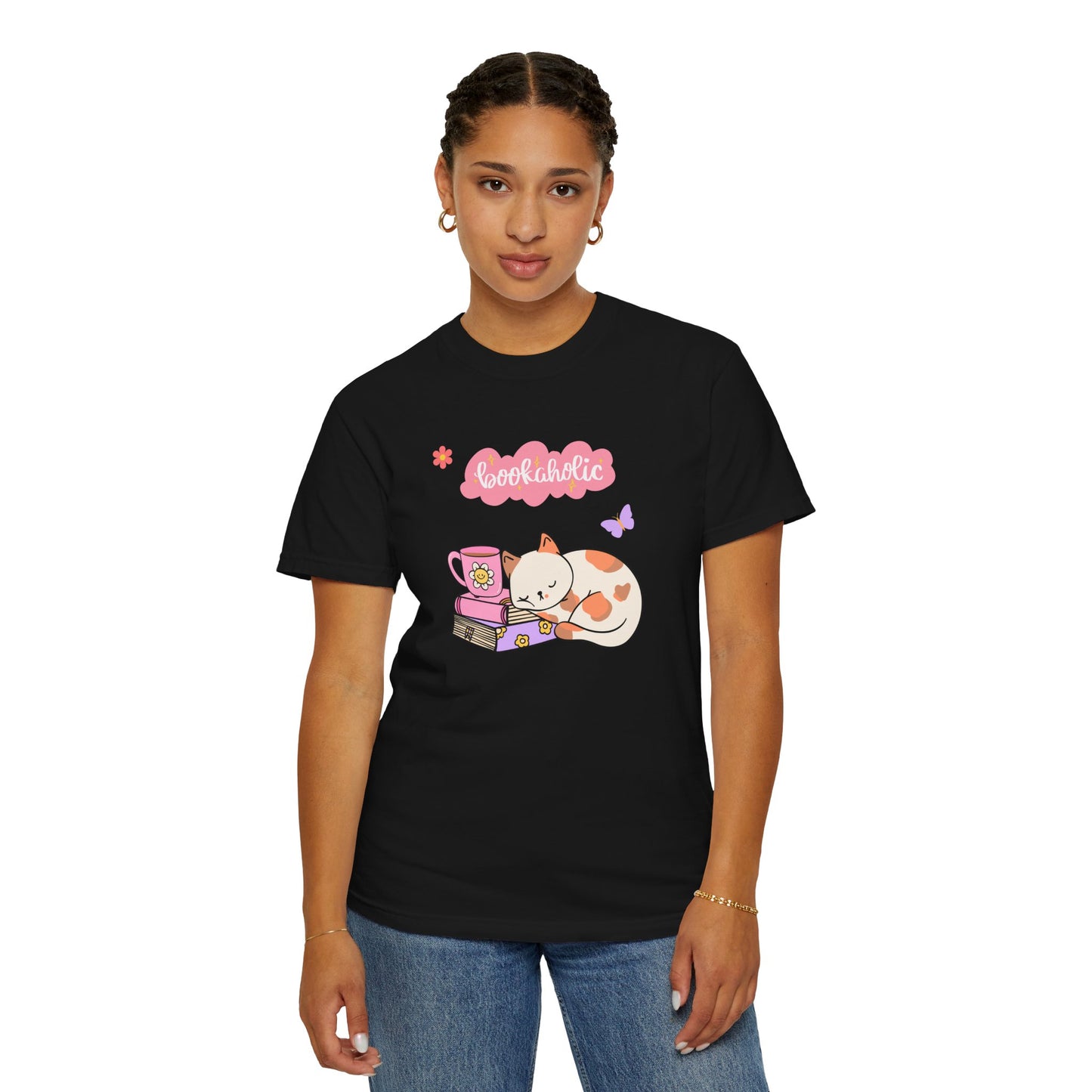 Bookaholic Unisex Garment-Dyed T-shirt