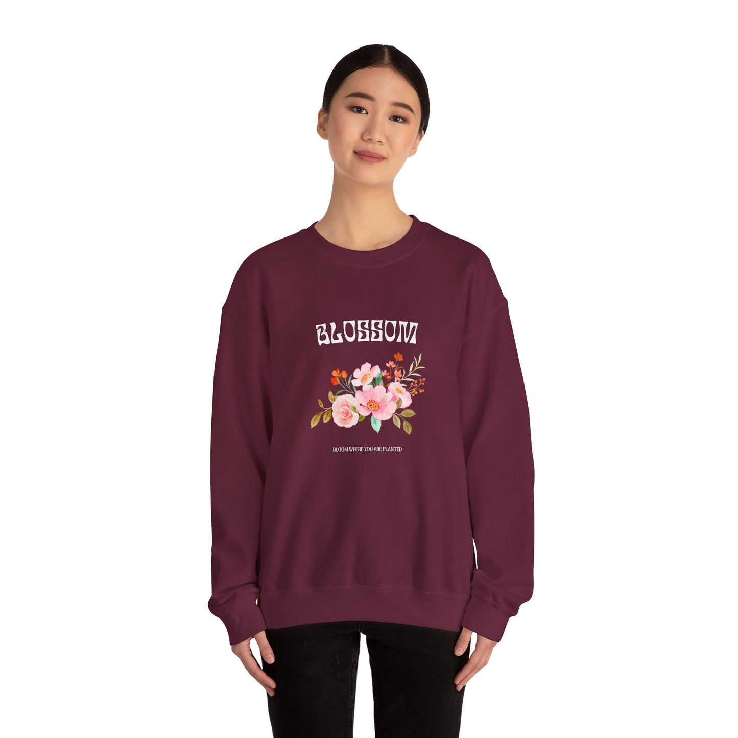 Blossom Women's Heavy Blend™ Crewneck Sweatshirt