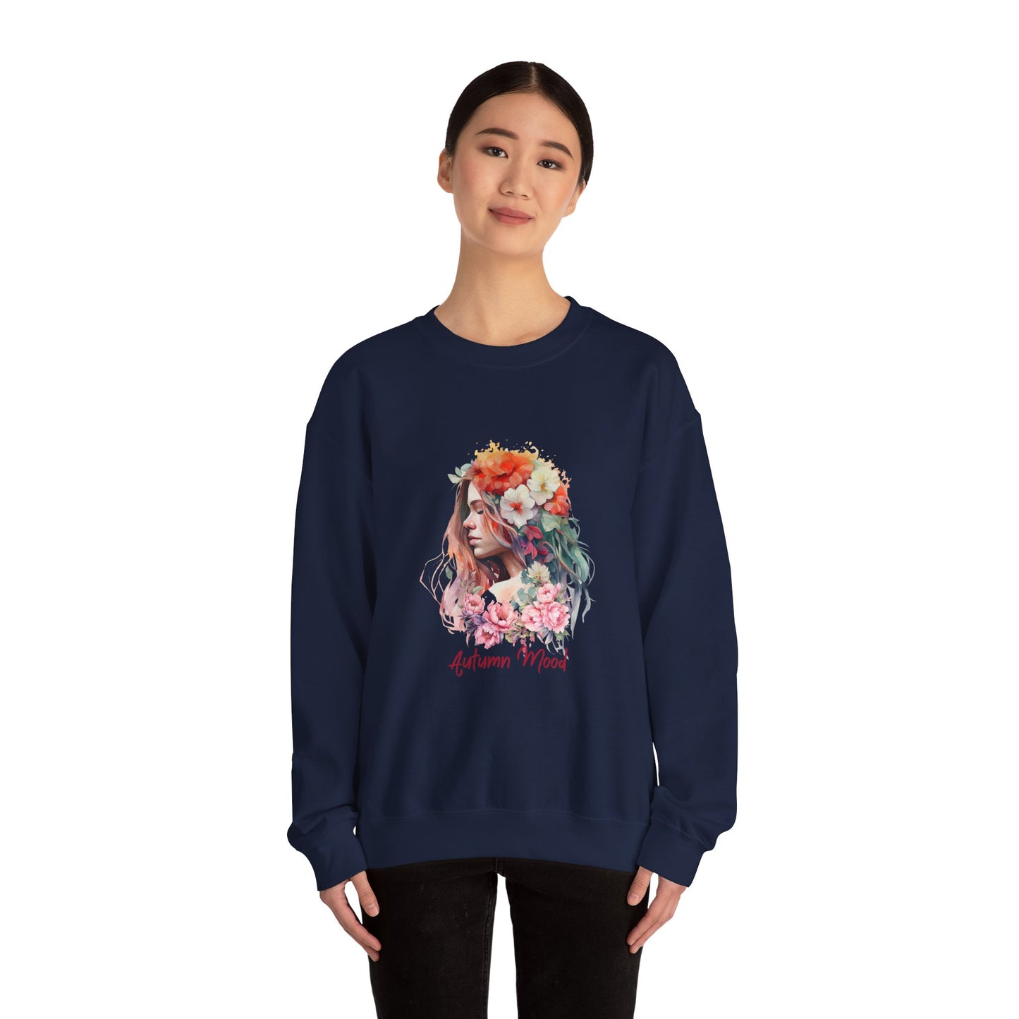 Autumn Mood Women's Heavy Blend™ Crewneck Sweatshirt