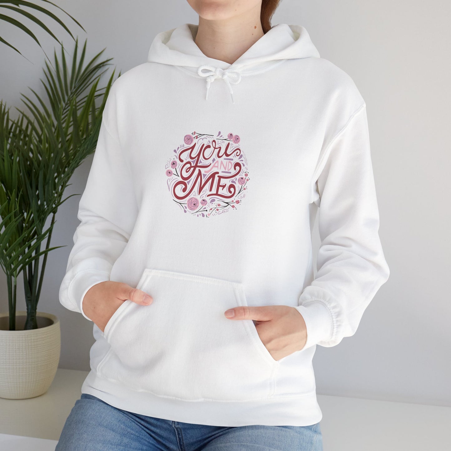 You And Me Women's Heavy Blend™ Hooded Sweatshirt