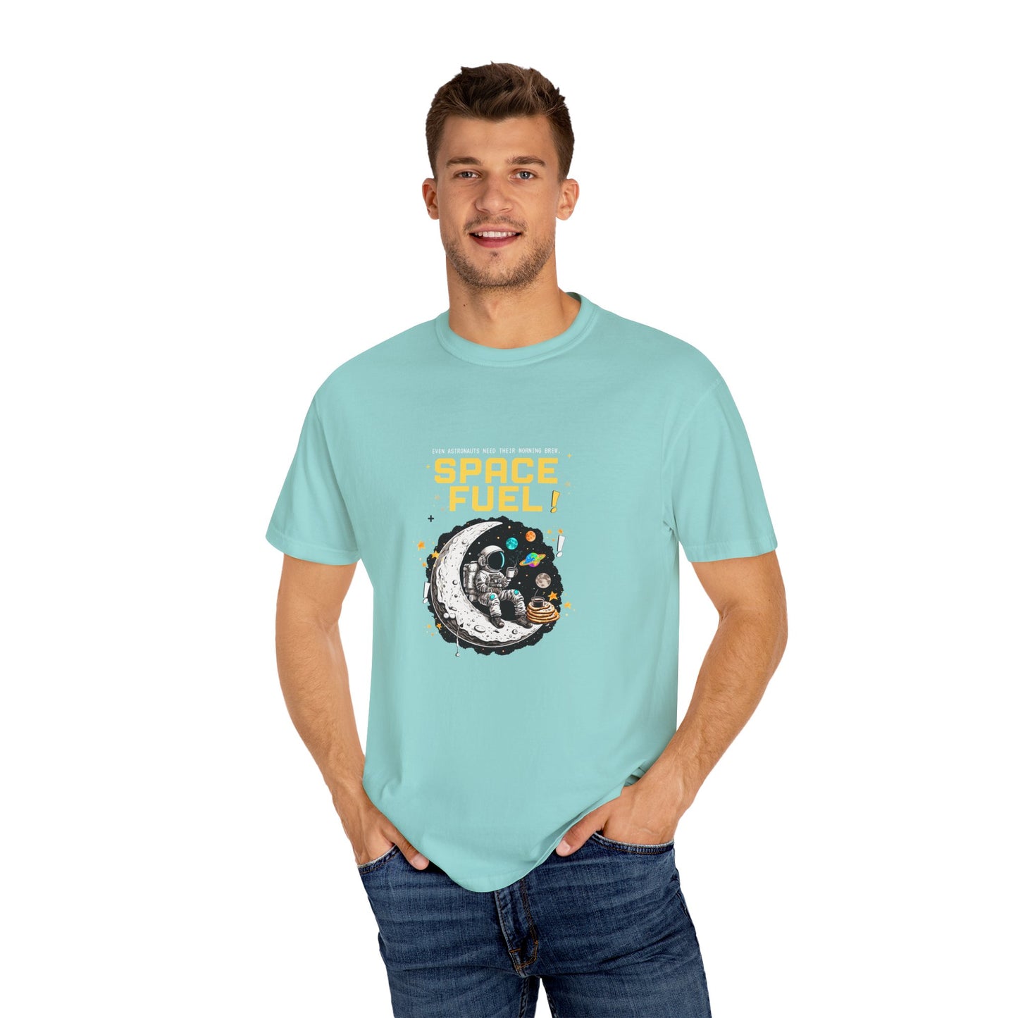 Space Fuel Unisex Garment-Dyed T-shirt