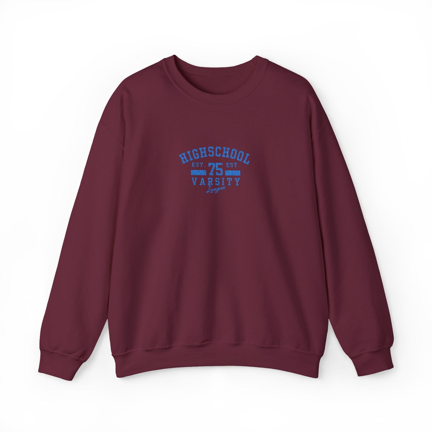 Highschool Unisex Heavy Blend™ Crewneck Sweatshirt (Embroidery Decoration)