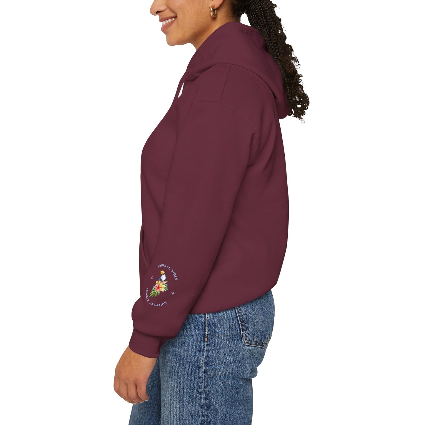 Tropical Vibes Women's Heavy Blend™ Hooded Sweatshirt
