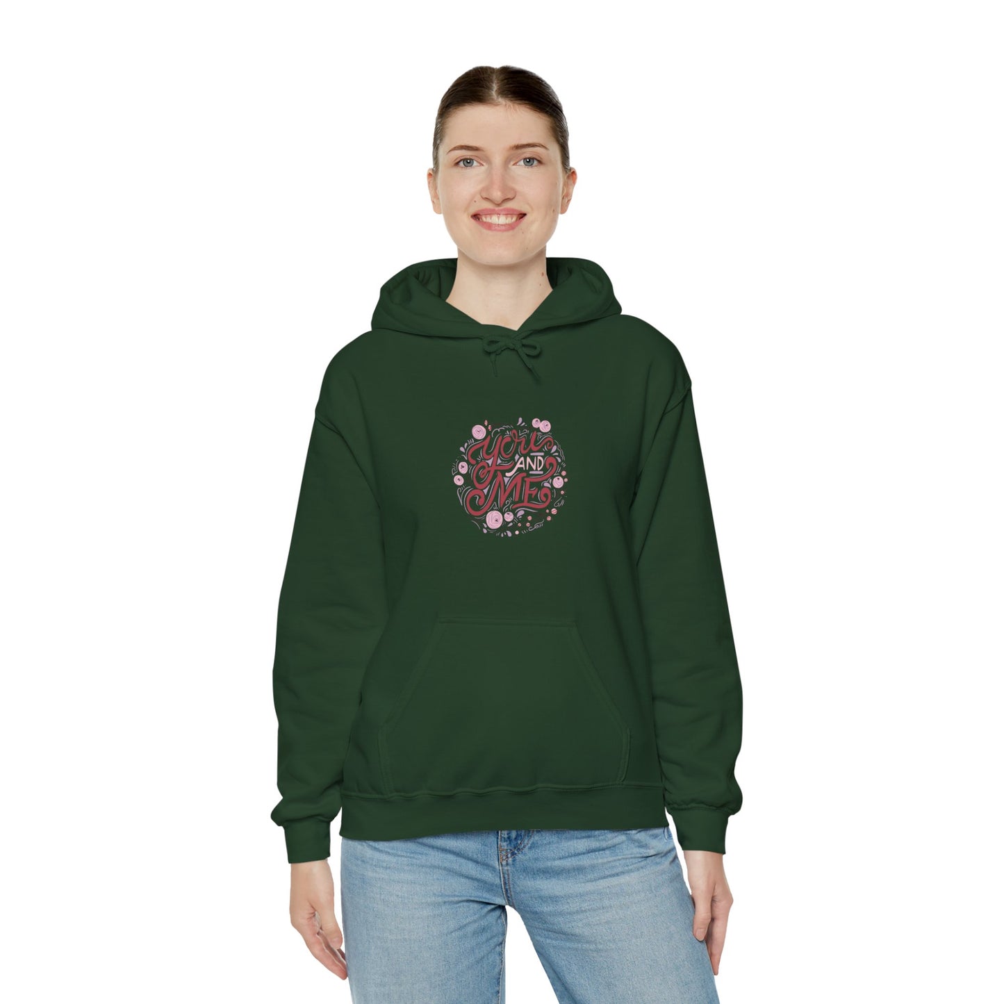 You And Me Women's Heavy Blend™ Hooded Sweatshirt