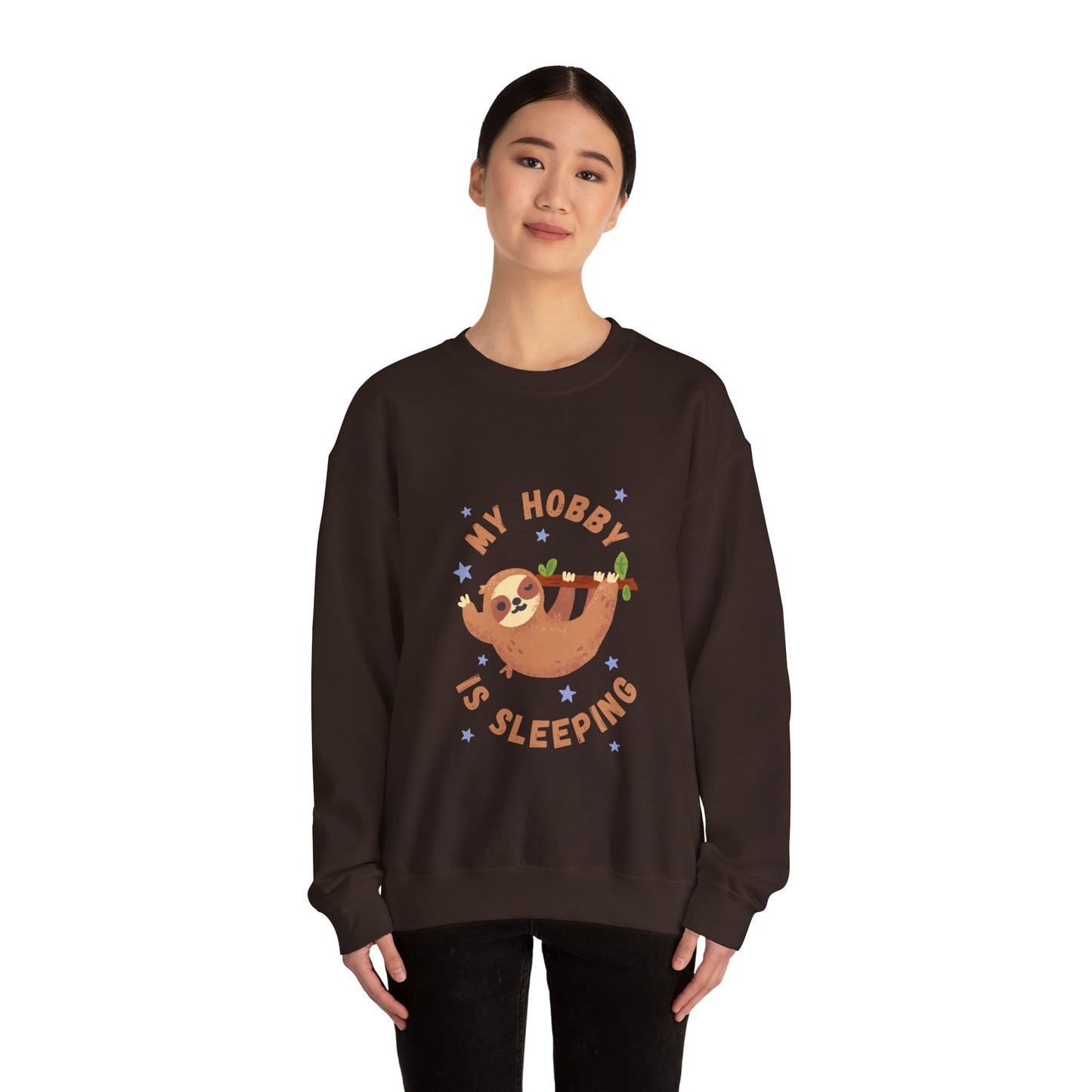 My Hobby Is Sleeping Women's Heavy Blend™ Crewneck Sweatshirt