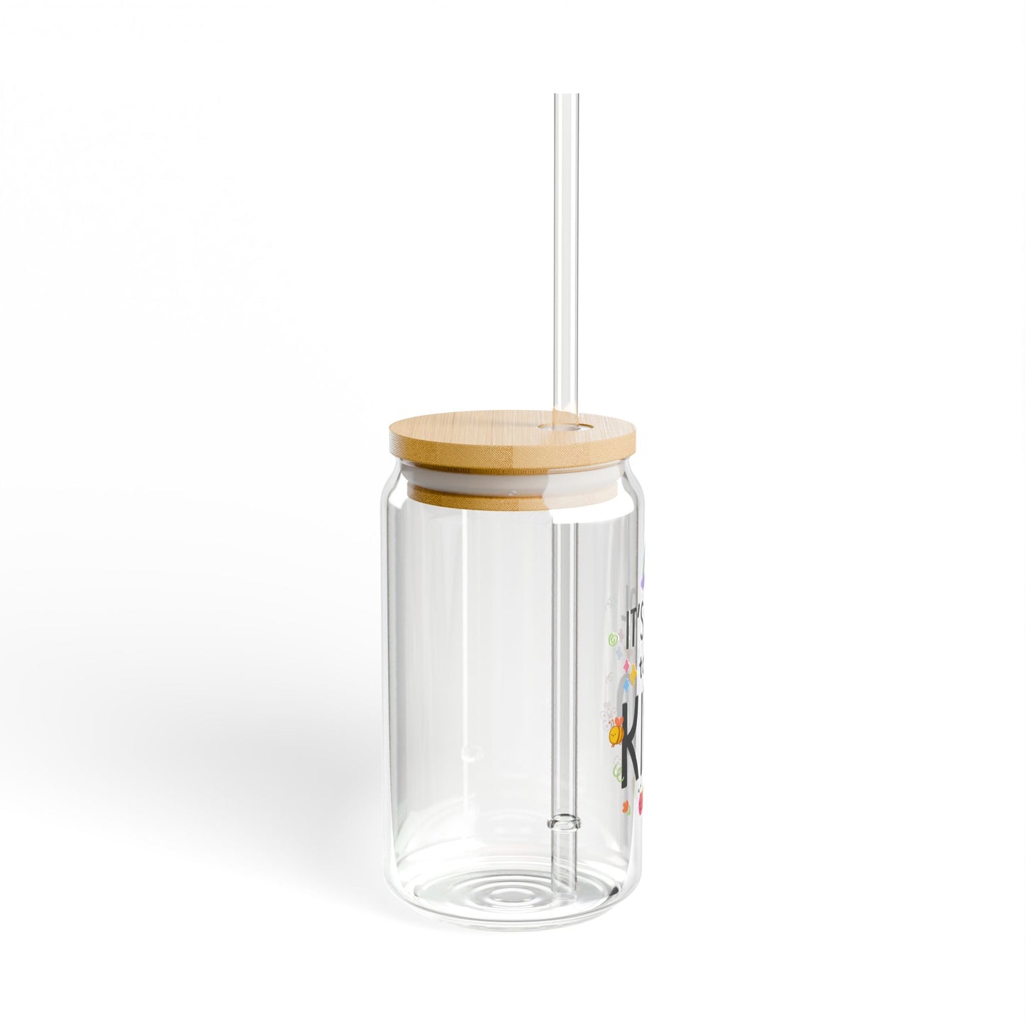 It's Cool To Be Kind Sipper Glass, 16oz
