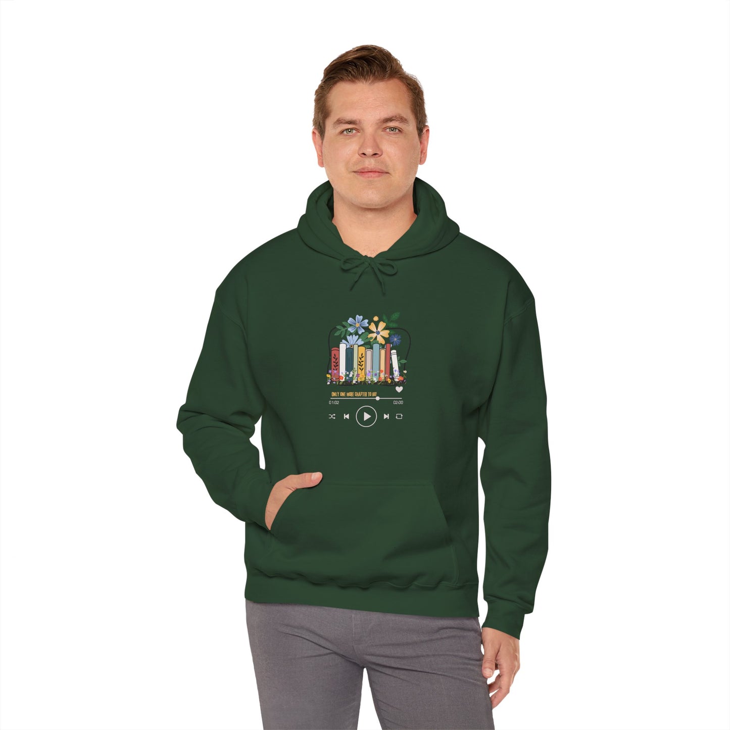 Only One More Chapter To Go Unisex Heavy Blend™ Hooded Sweatshirt
