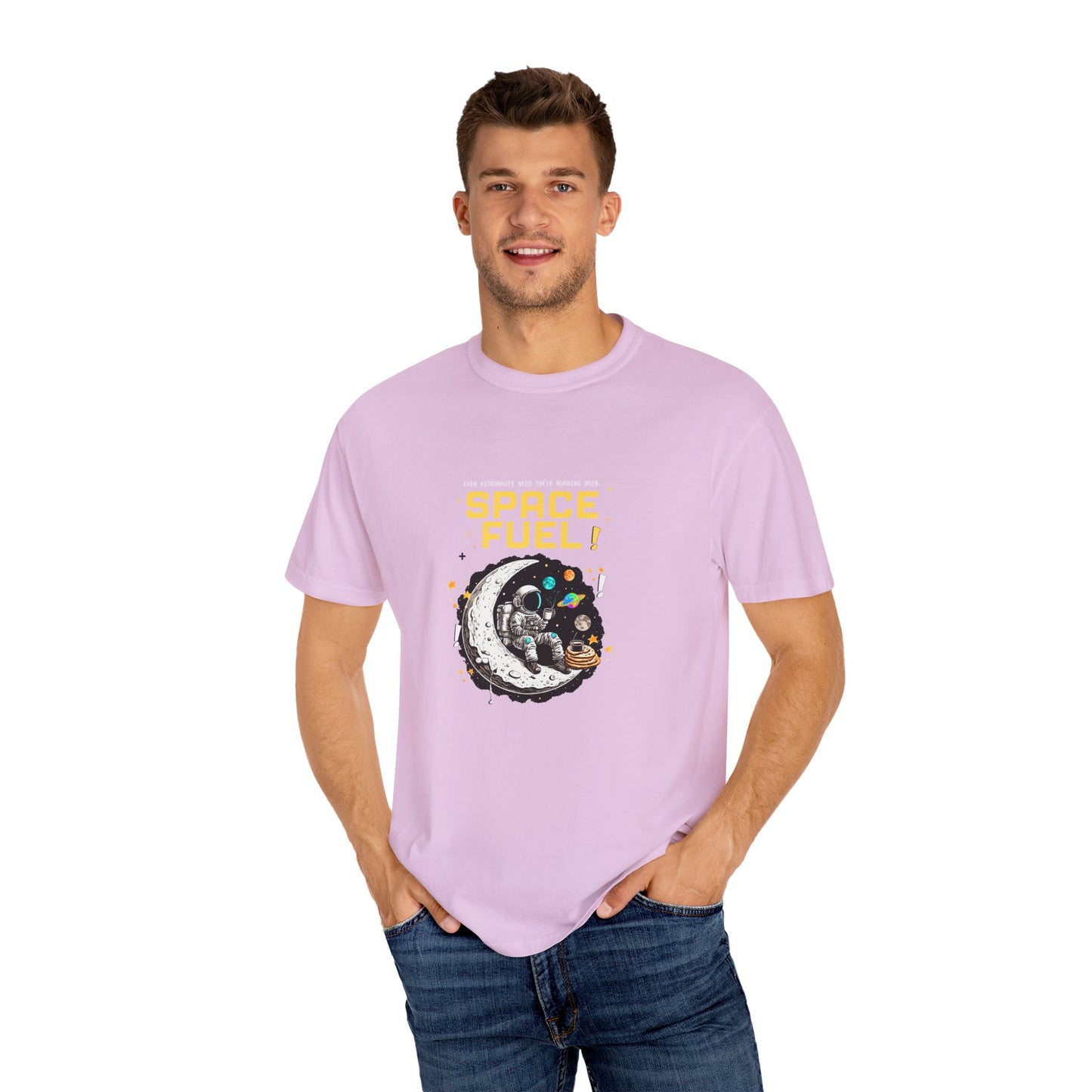 Space Fuel Unisex Garment-Dyed T-shirt