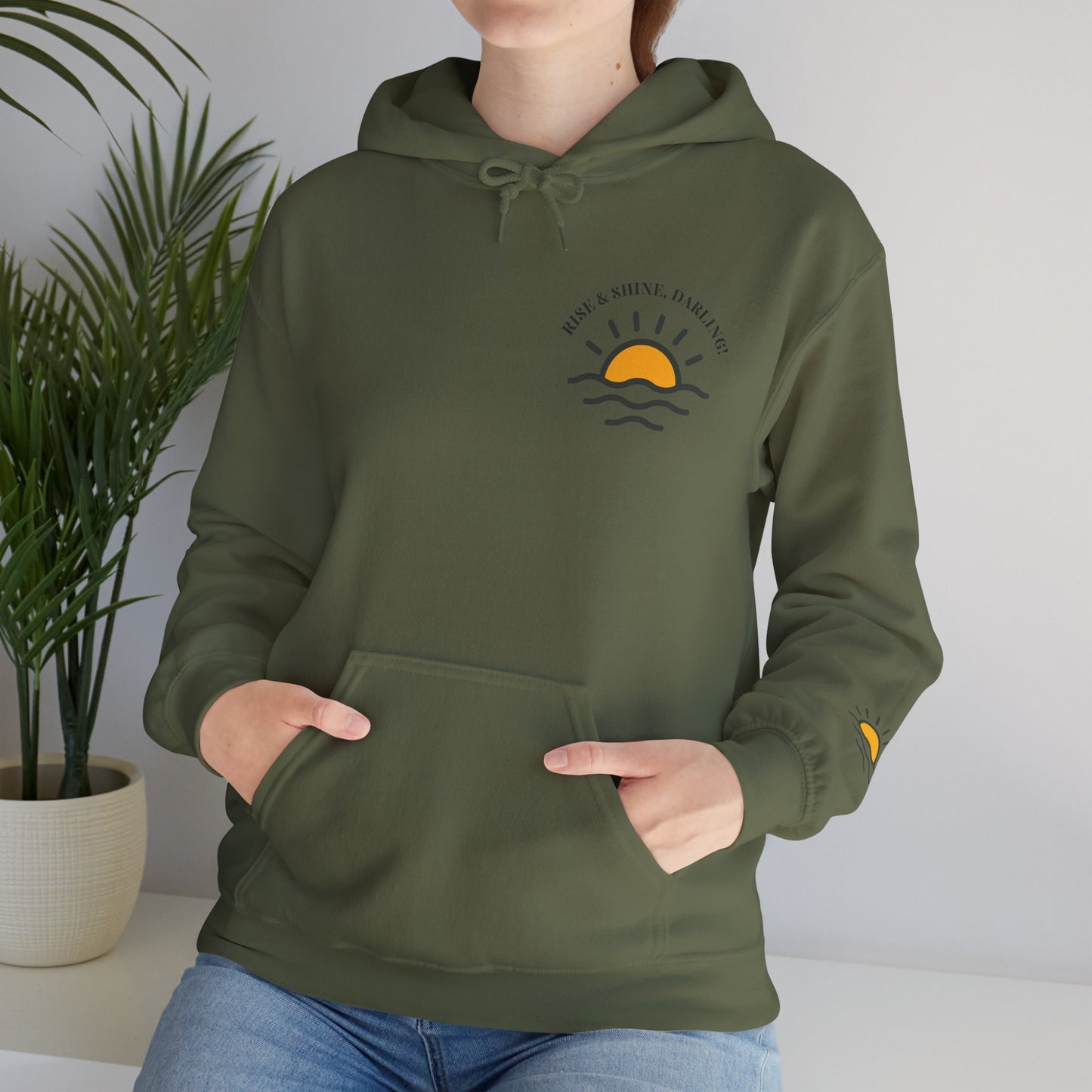 Rise And Shine, Darling! Unisex Heavy Blend™ Hooded Sweatshirt