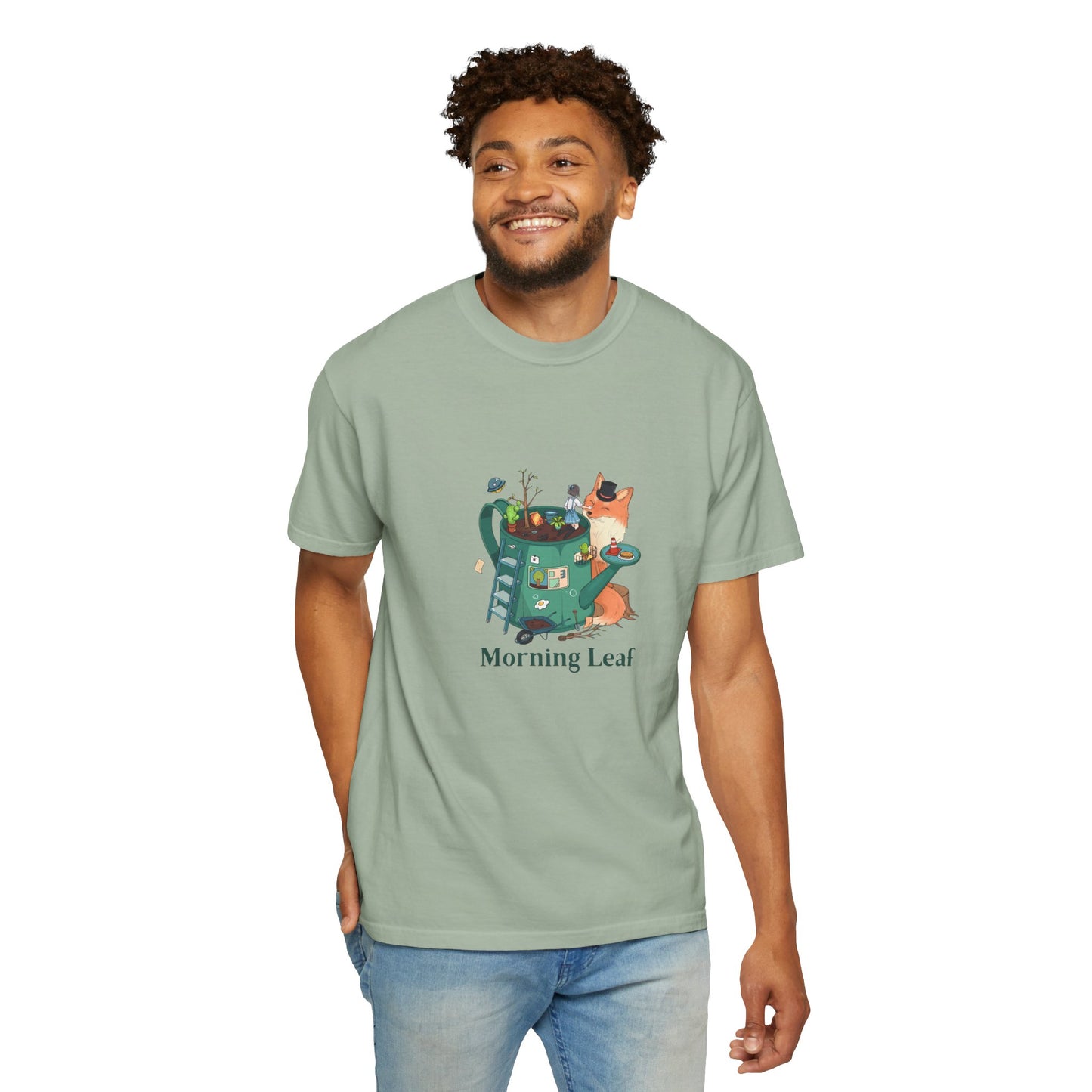 Morning Leaf Unisex Garment-Dyed T-shirt
