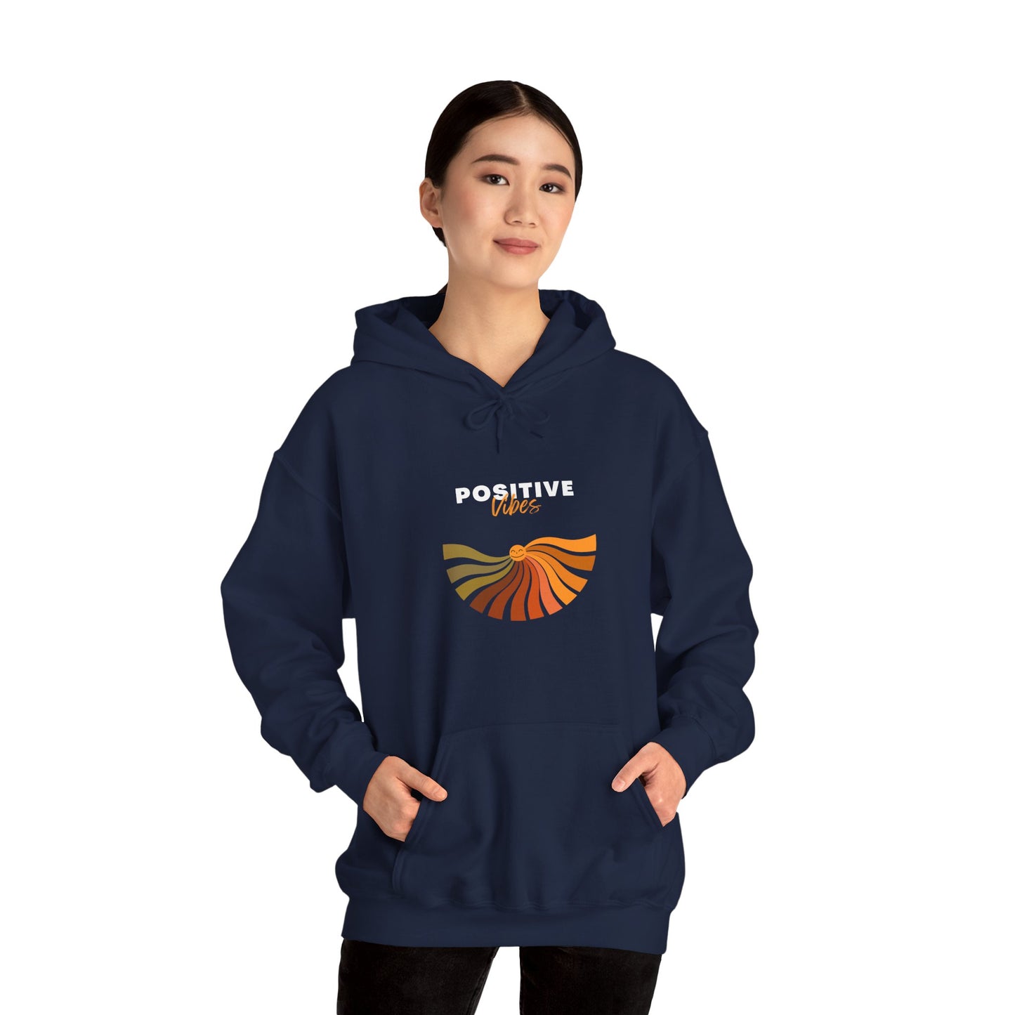 Positive Vibes Unisex Heavy Blend™ Hooded Sweatshirt