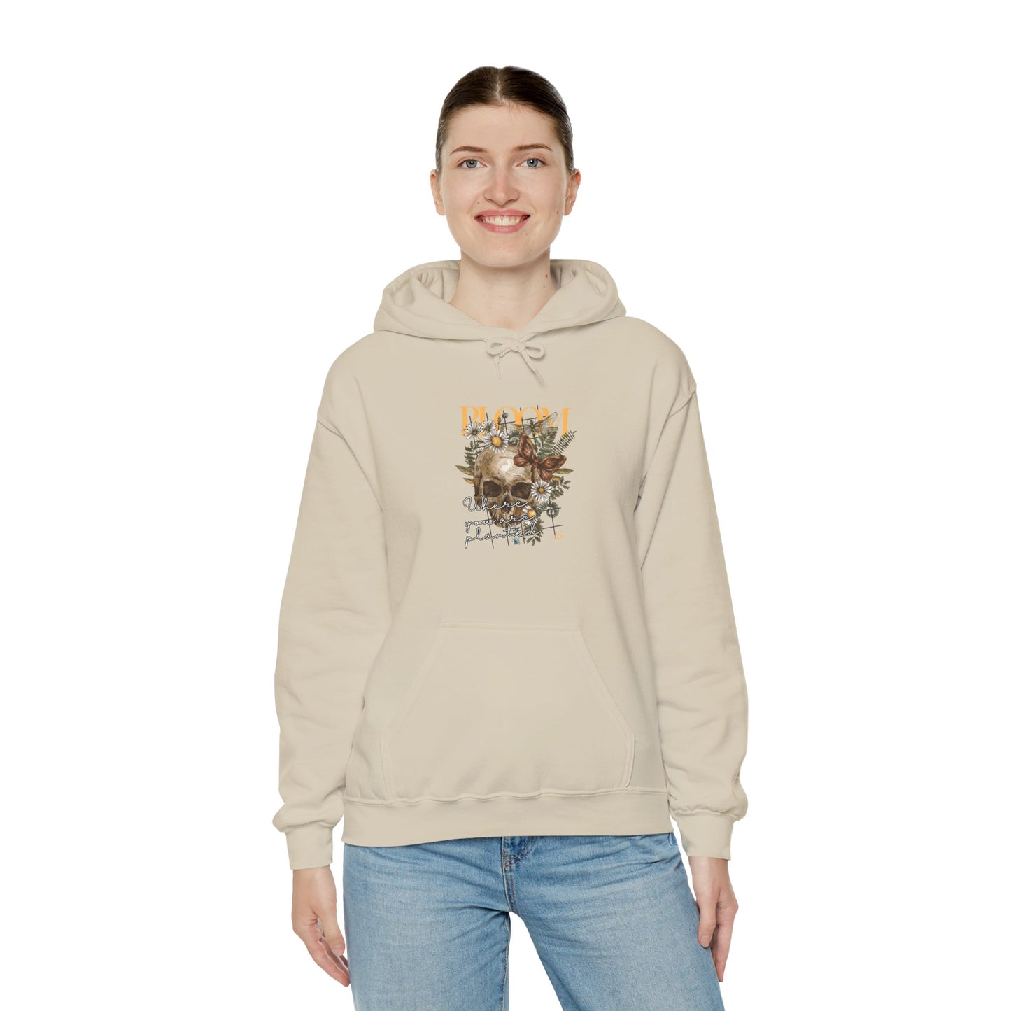 Bloom Where You Are Planted Unisex Heavy Blend™ Hooded Sweatshirt