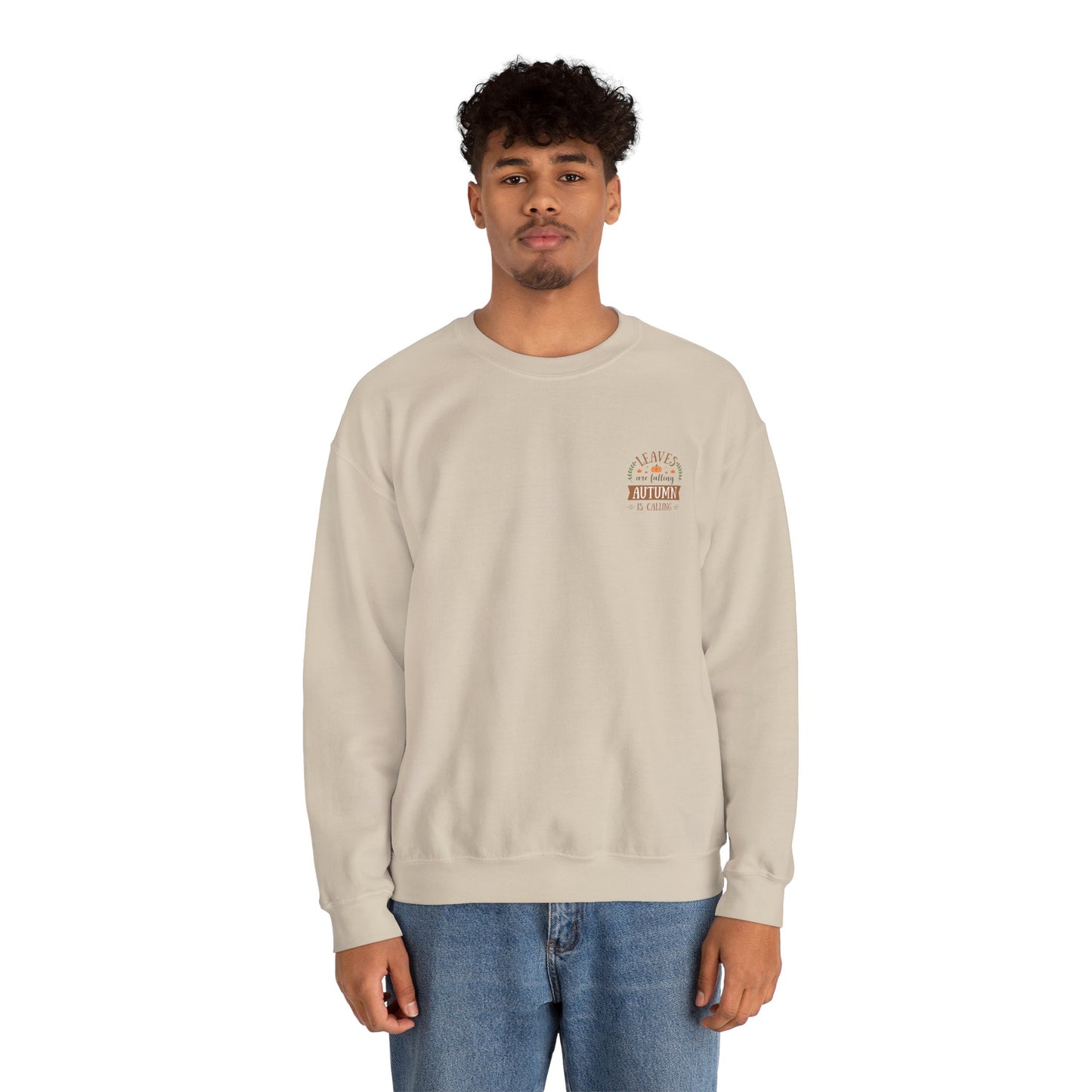 Leaves Are Falling Autumn Is Calling Unisex Heavy Blend™ Crewneck Sweatshirt