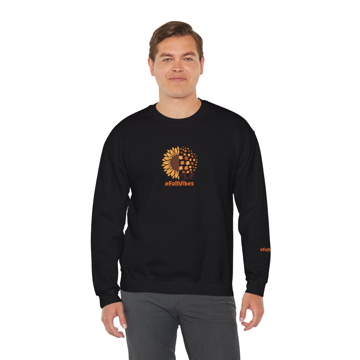 Fall Vibes Unisex Heavy Blend™ Crewneck Sweatshirt
