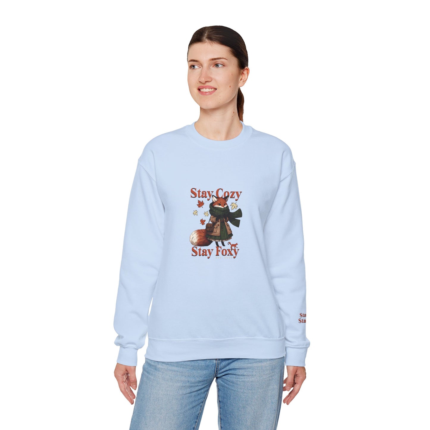 Stay Cozy Stay Foxy Women's Heavy Blend™ Crewneck Sweatshirt