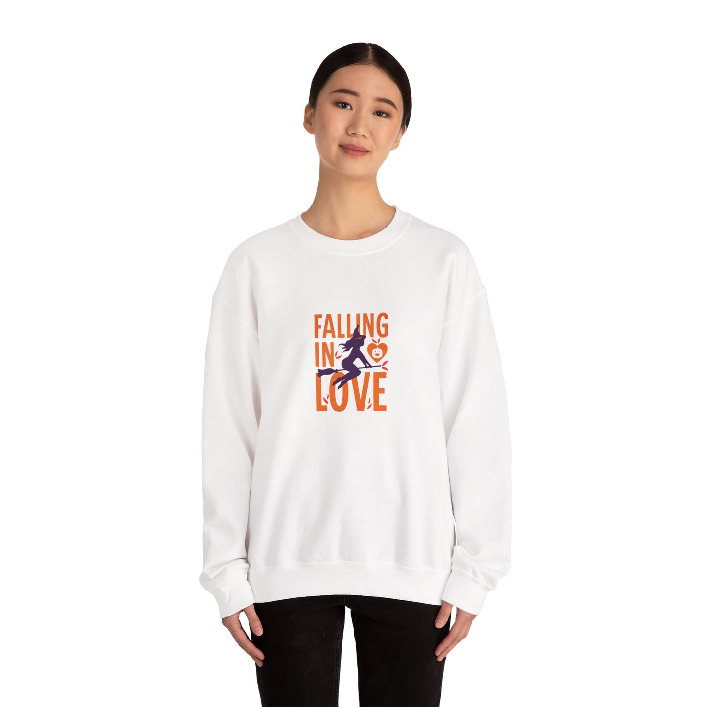 Falling In Love Women's Heavy Blend™ Crewneck Sweatshirt