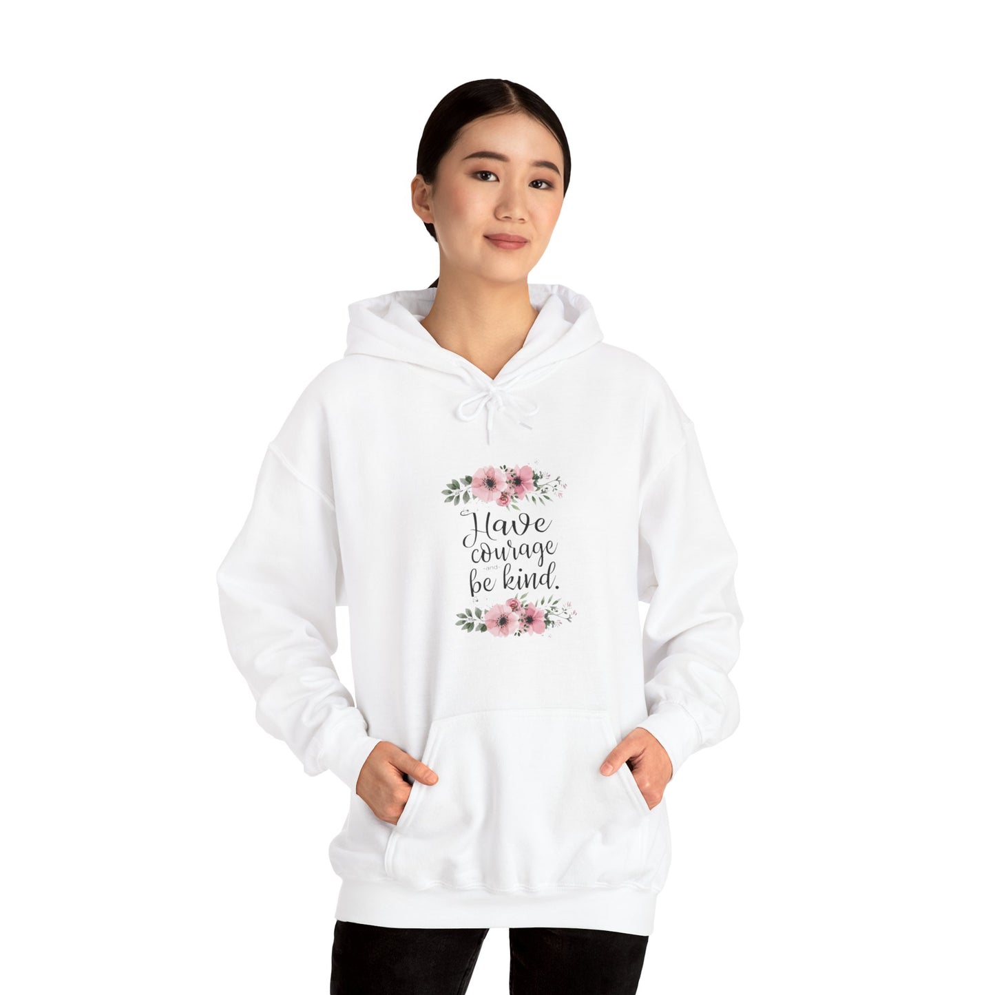 Have Courage And Be Kind Women's Heavy Blend™ Hooded Sweatshirt