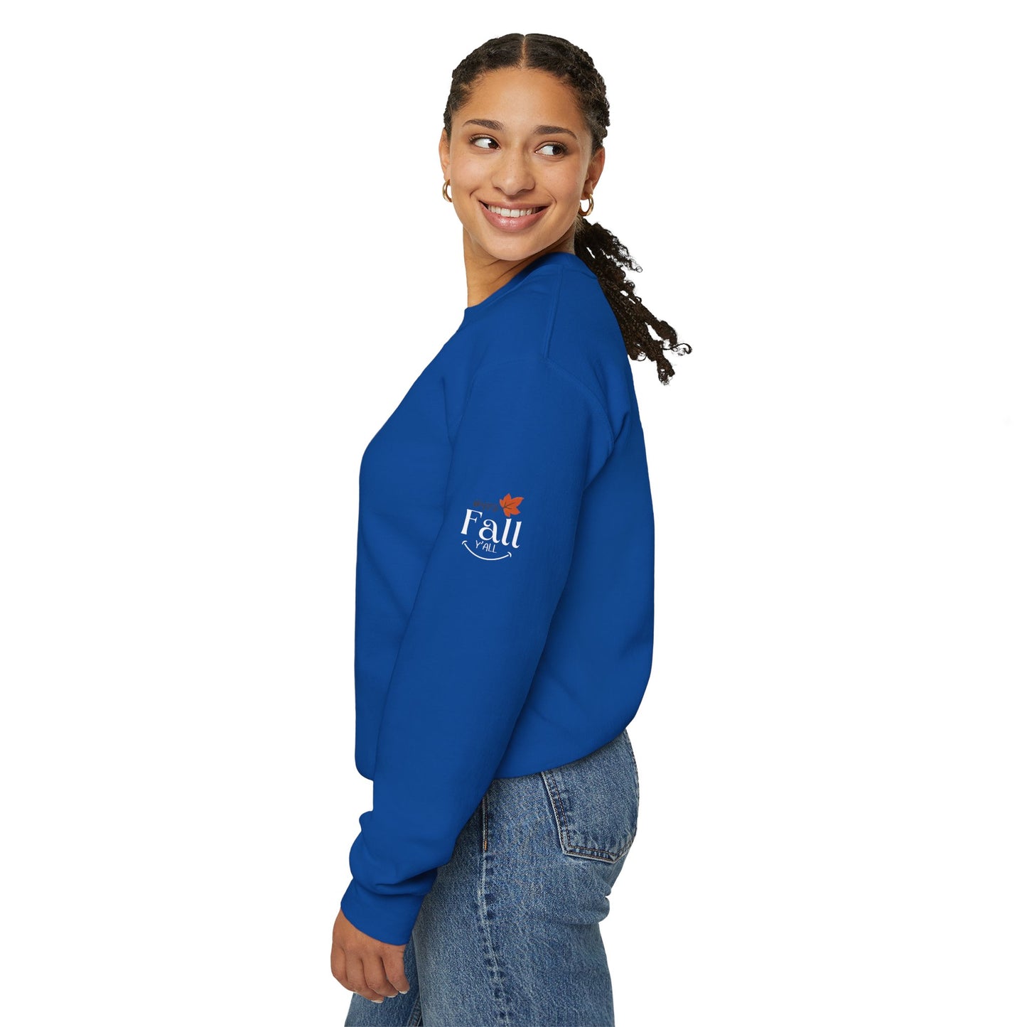 Happy Fall Y'all Unisex Heavy Blend™ Crewneck Sweatshirt