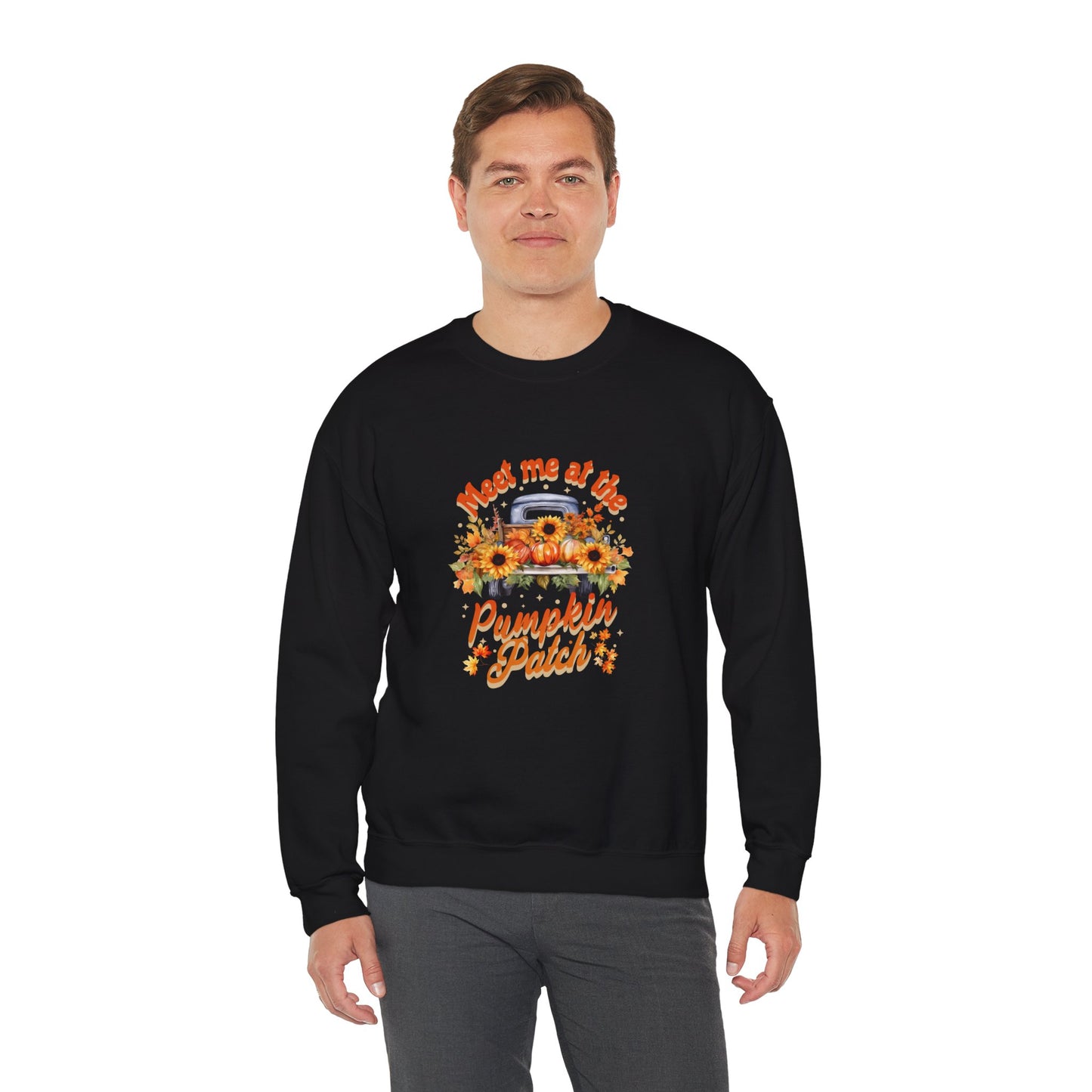 Meet Me At The Pumpkin Patch Unisex Heavy Blend™ Crewneck Sweatshirt