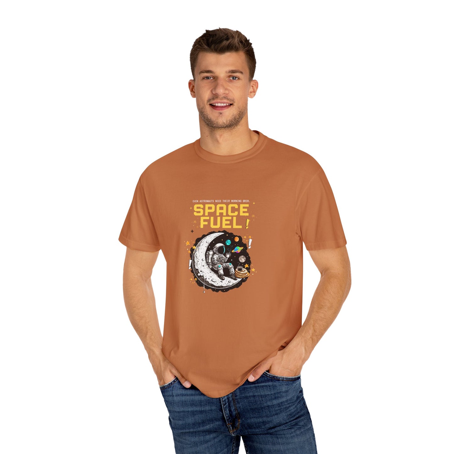 Space Fuel Unisex Garment-Dyed T-shirt