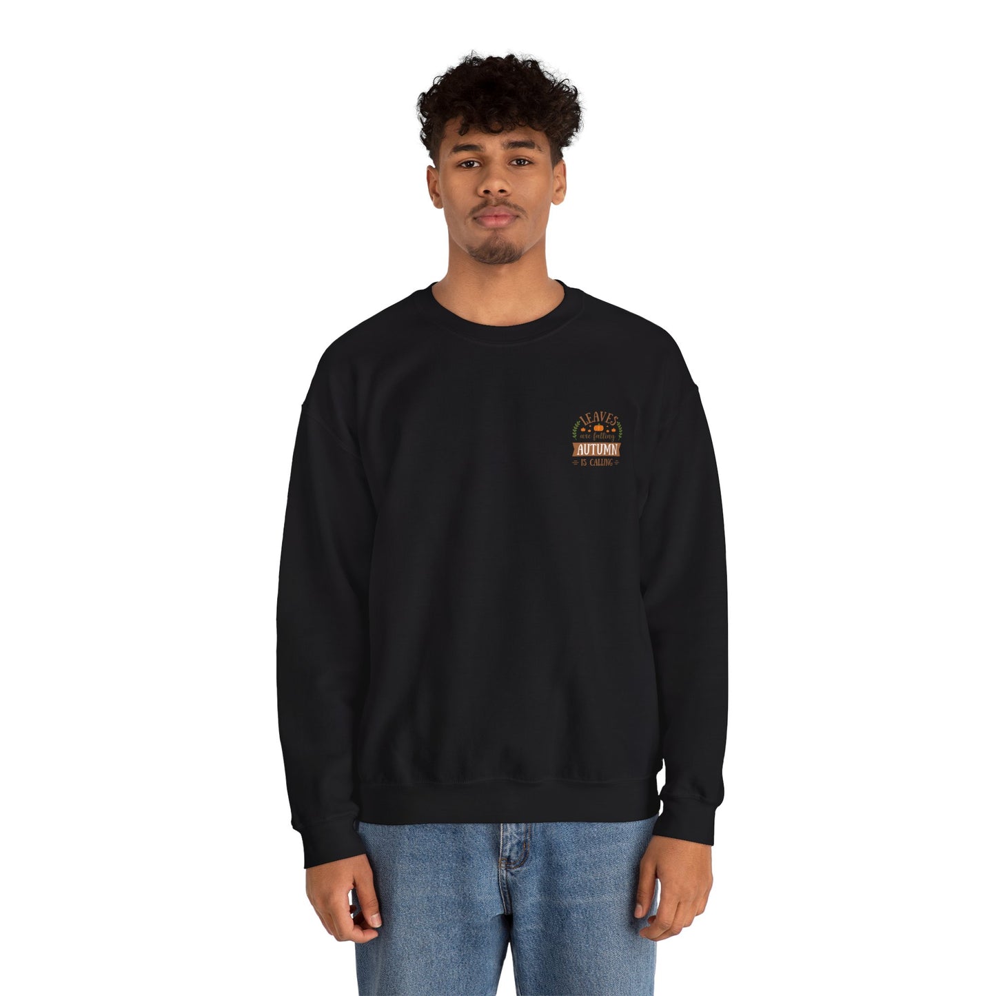 Leaves Are Falling Autumn Is Calling Unisex Heavy Blend™ Crewneck Sweatshirt