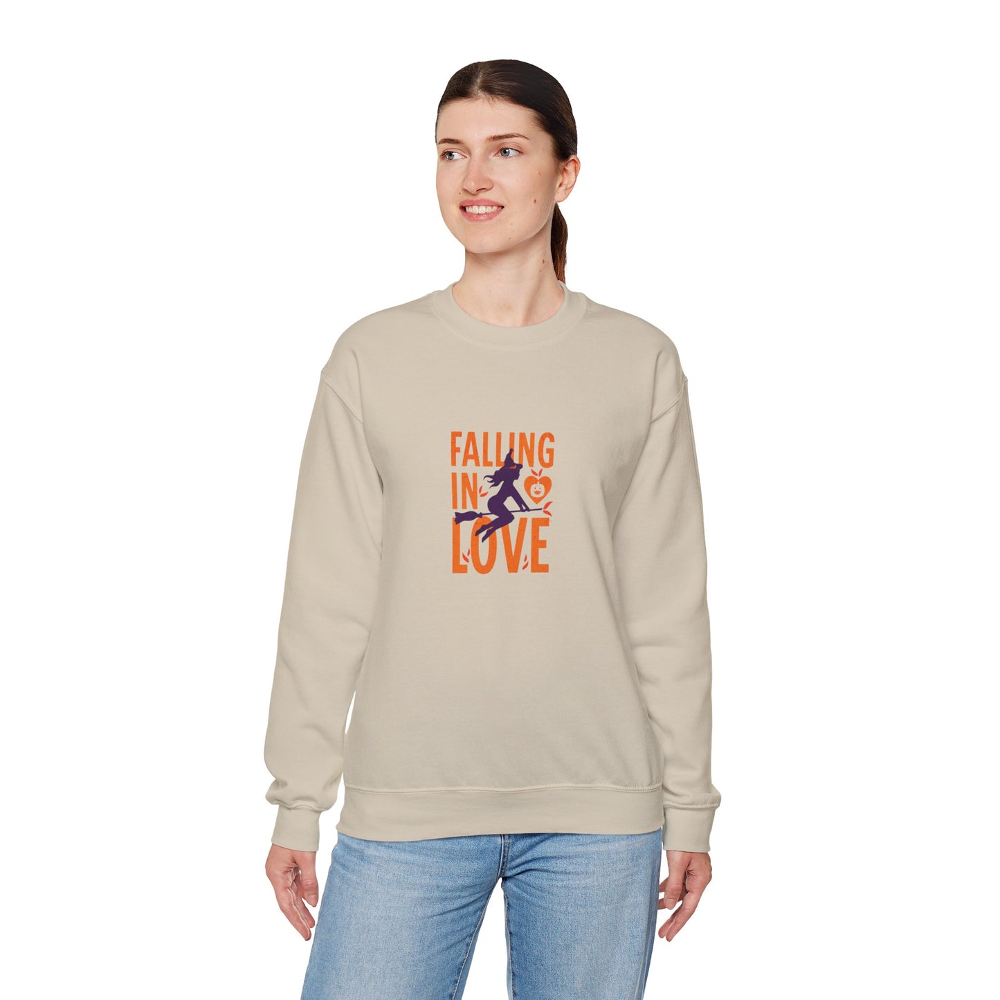 Falling In Love Women's Heavy Blend™ Crewneck Sweatshirt