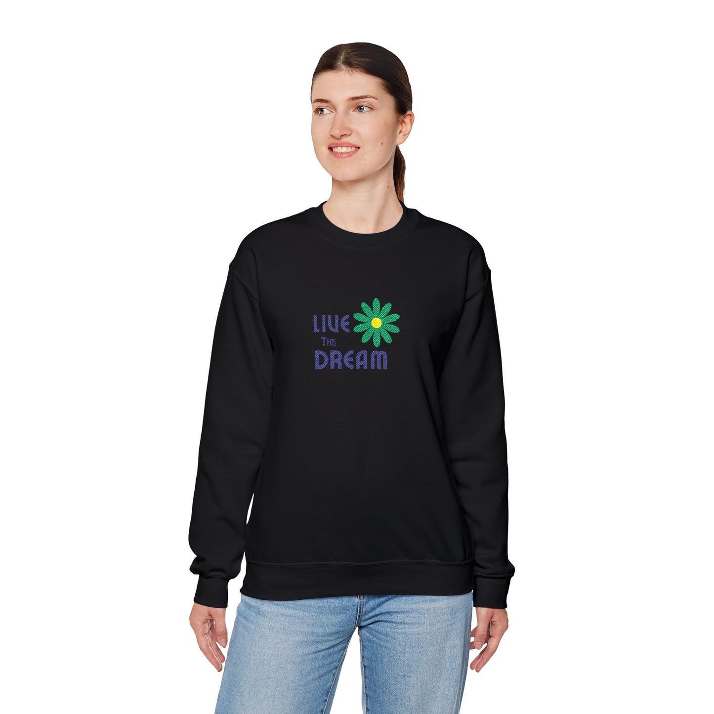 Live The Dream Unisex Heavy Blend™ Crewneck Sweatshirt