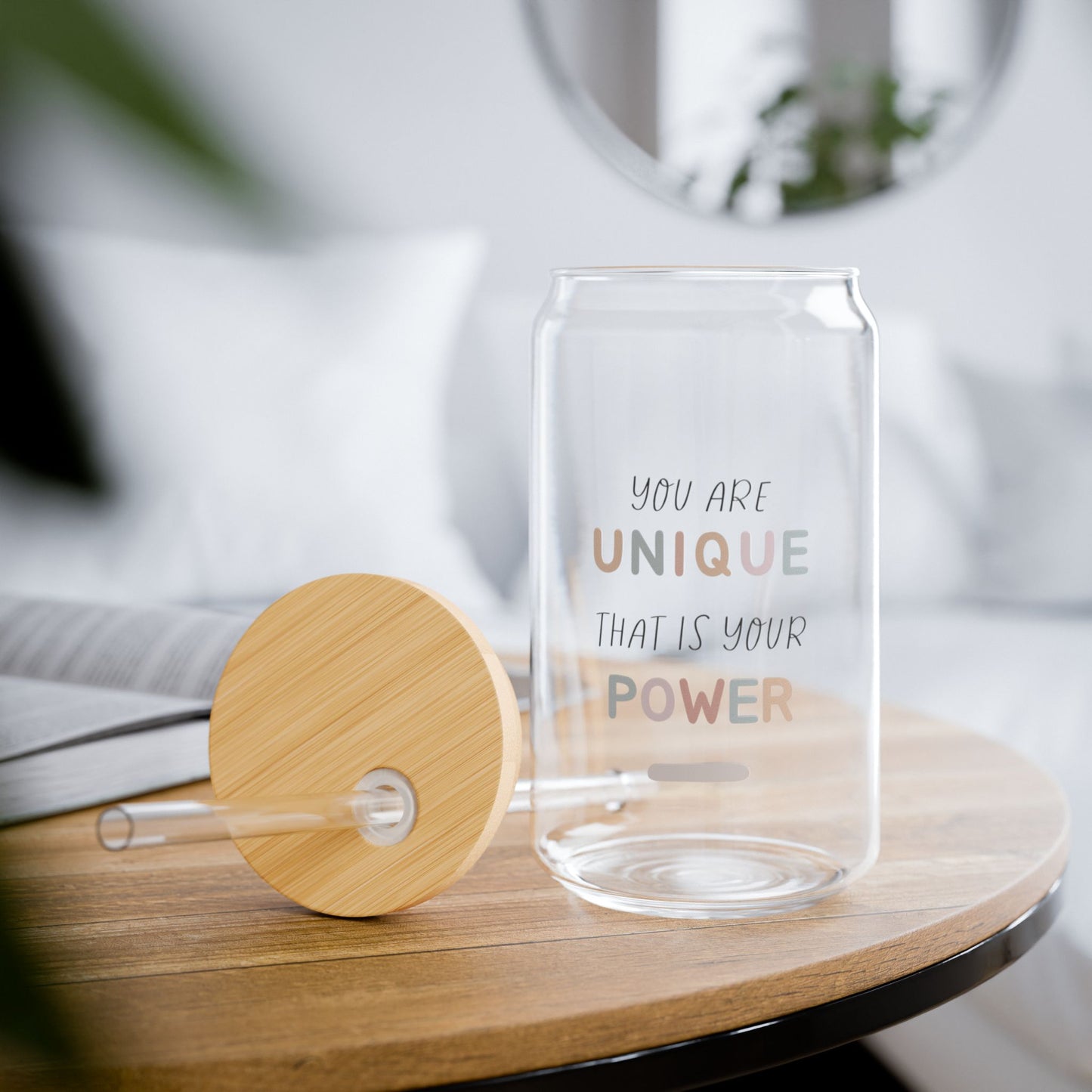 You Are Unique Sipper Glass, 16oz