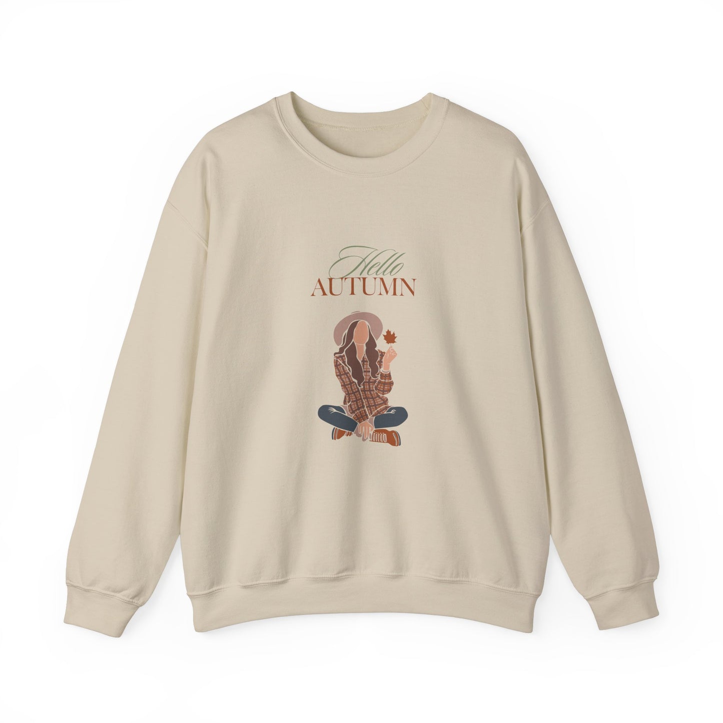 Brown Autumn Women's Heavy Blend™ Crewneck Sweatshirt