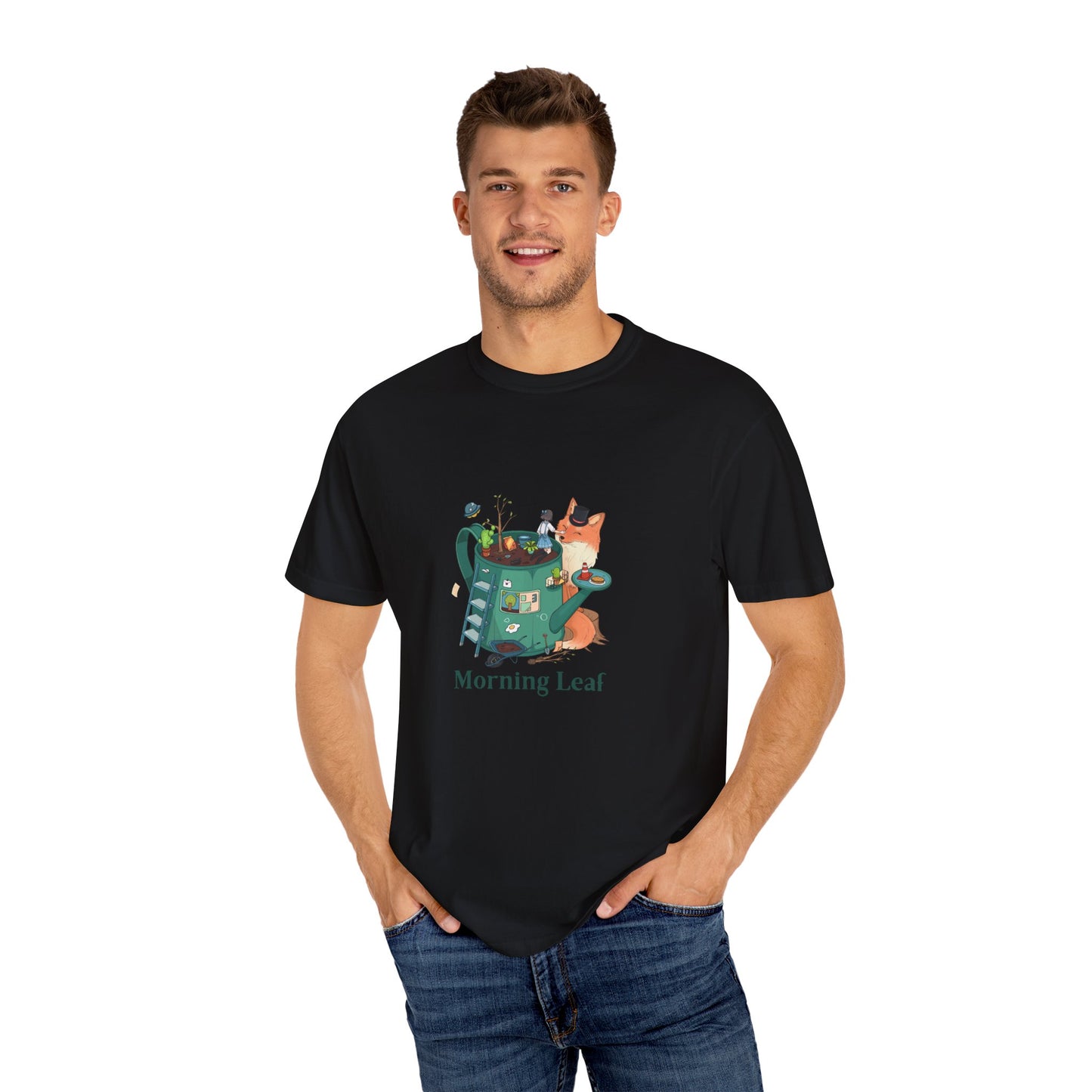 Morning Leaf Unisex Garment-Dyed T-shirt