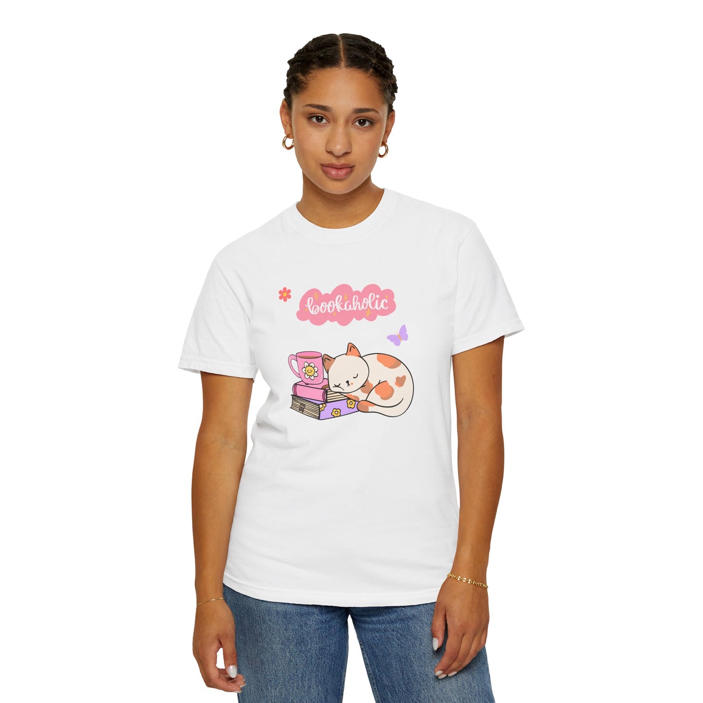 Bookaholic Unisex Garment-Dyed T-shirt