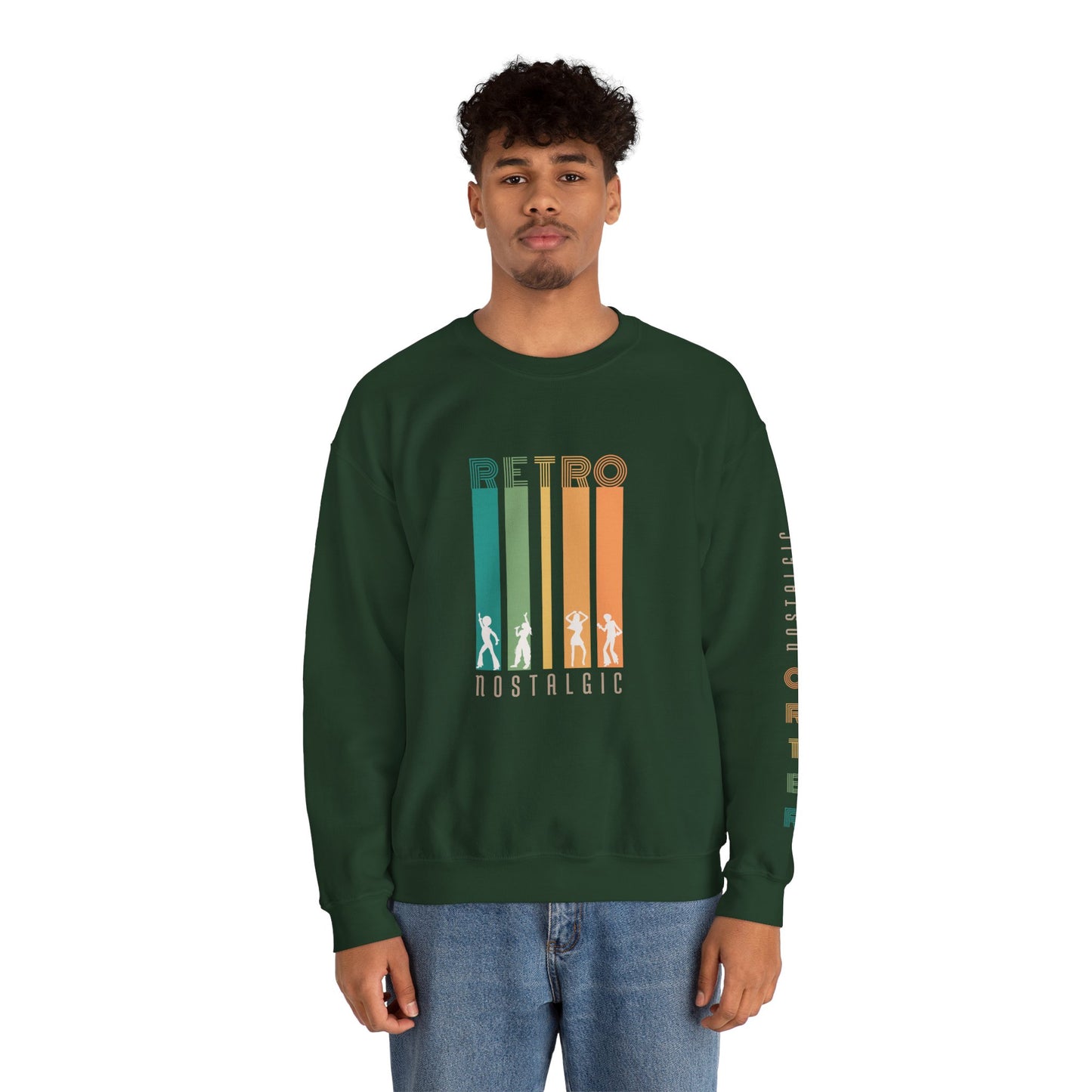 Retro Nostalgic Unisex Heavy Blend™ Crewneck Sweatshirt