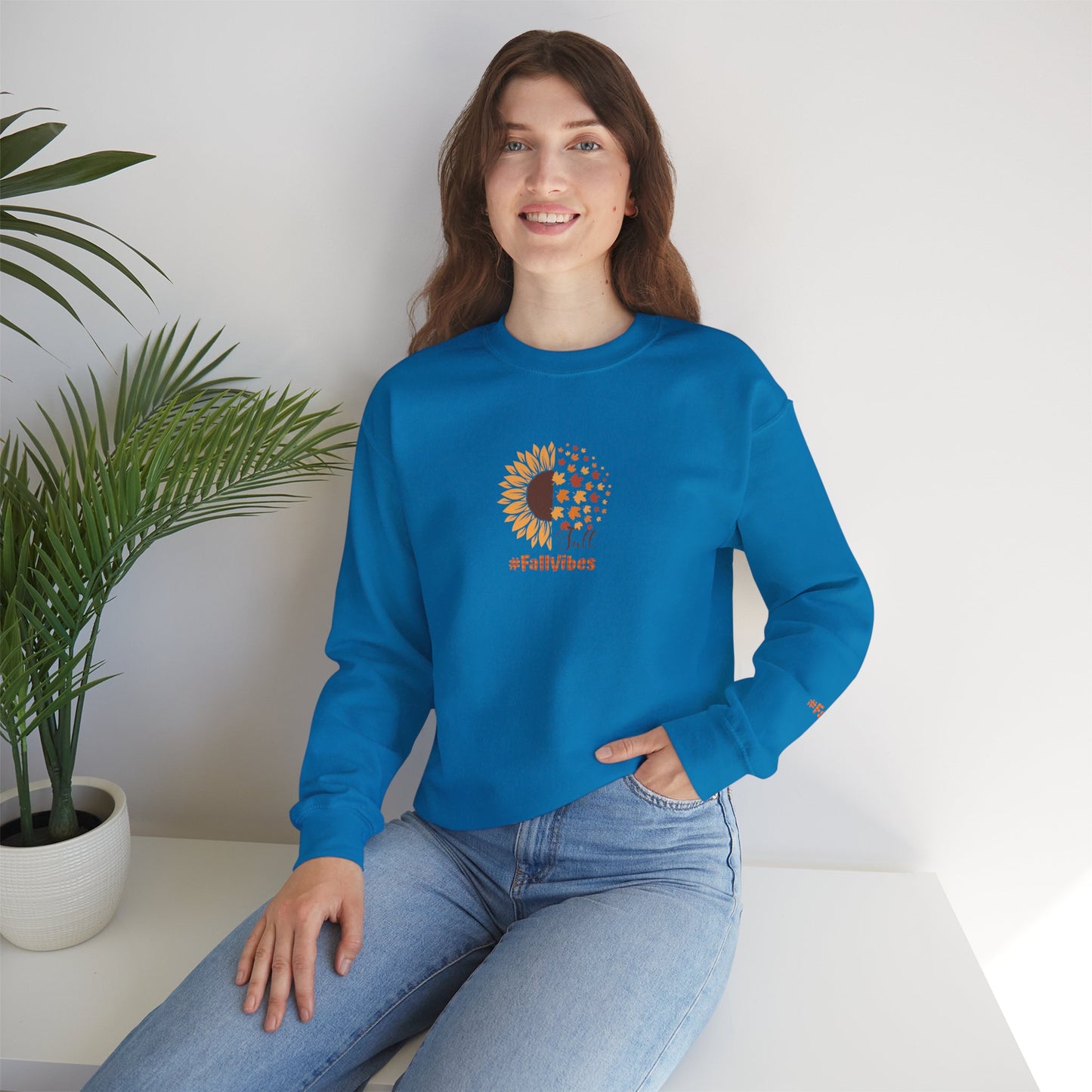 Fall Vibes Unisex Heavy Blend™ Crewneck Sweatshirt