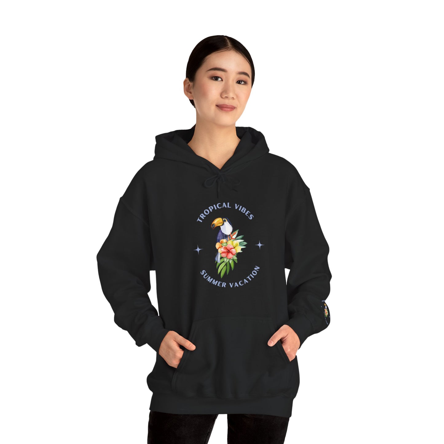 Tropical Vibes Women's Heavy Blend™ Hooded Sweatshirt