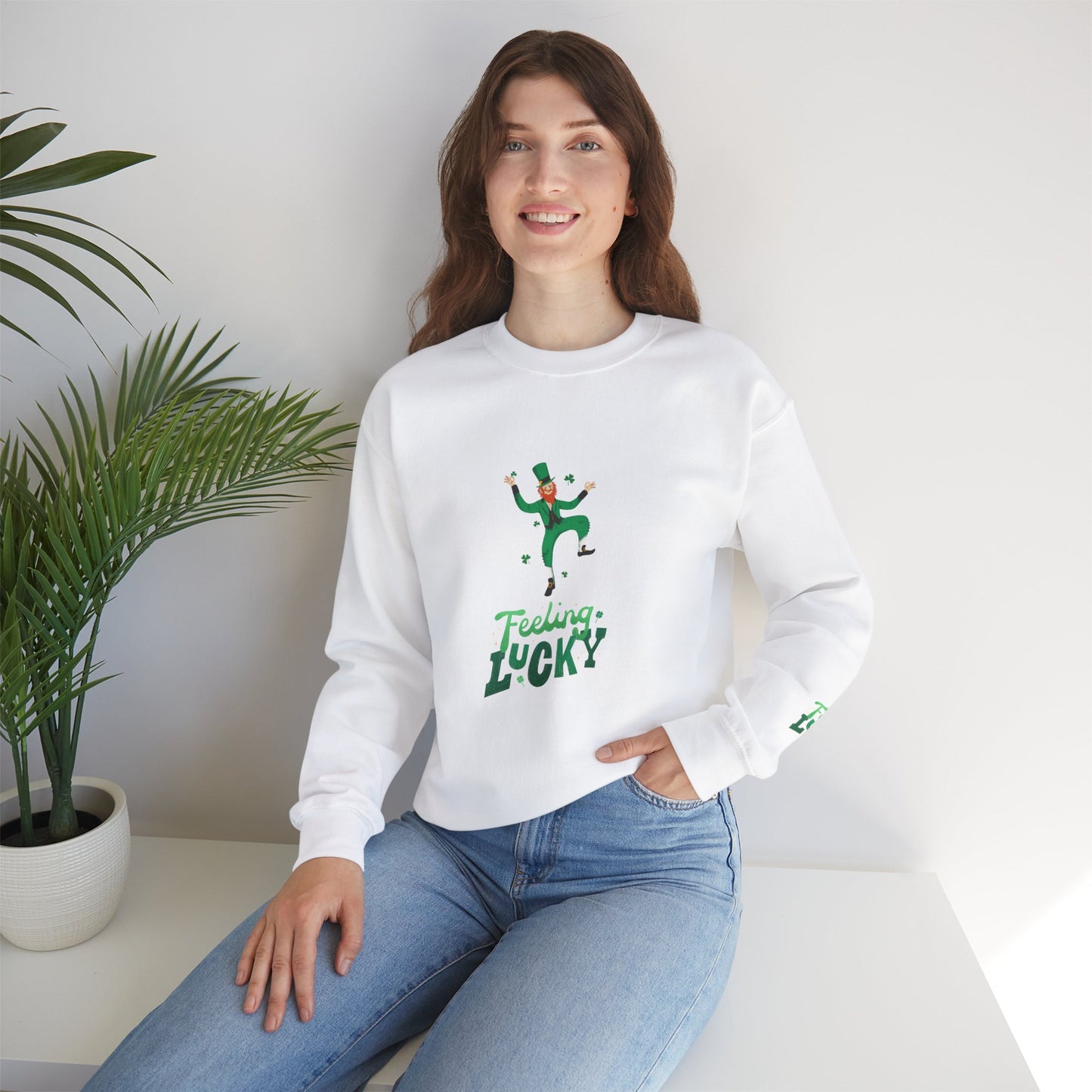 Feeling Lucky Unisex Heavy Blend™ Crewneck Sweatshirt