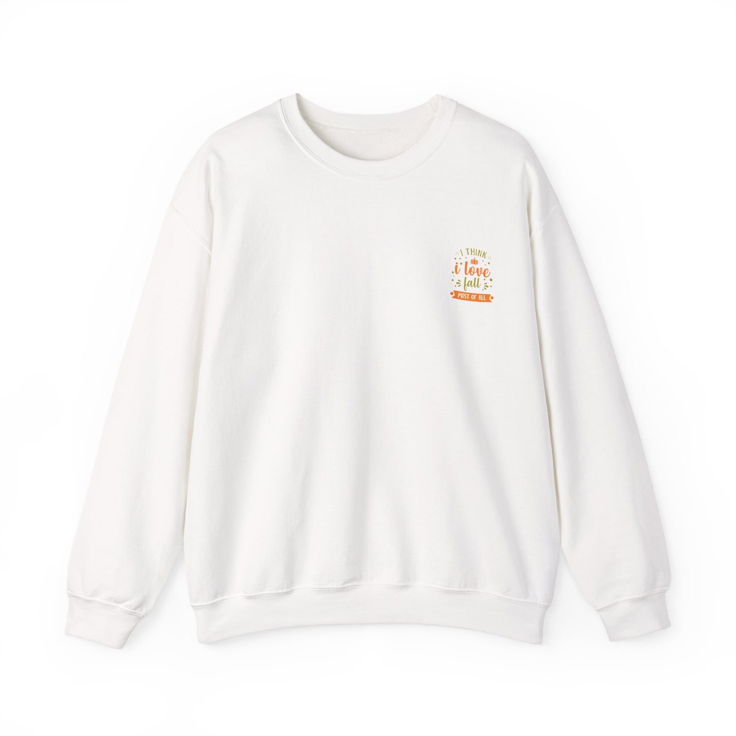 I Think I Love Fall Most Of All Unisex Heavy Blend™ Crewneck Sweatshirt