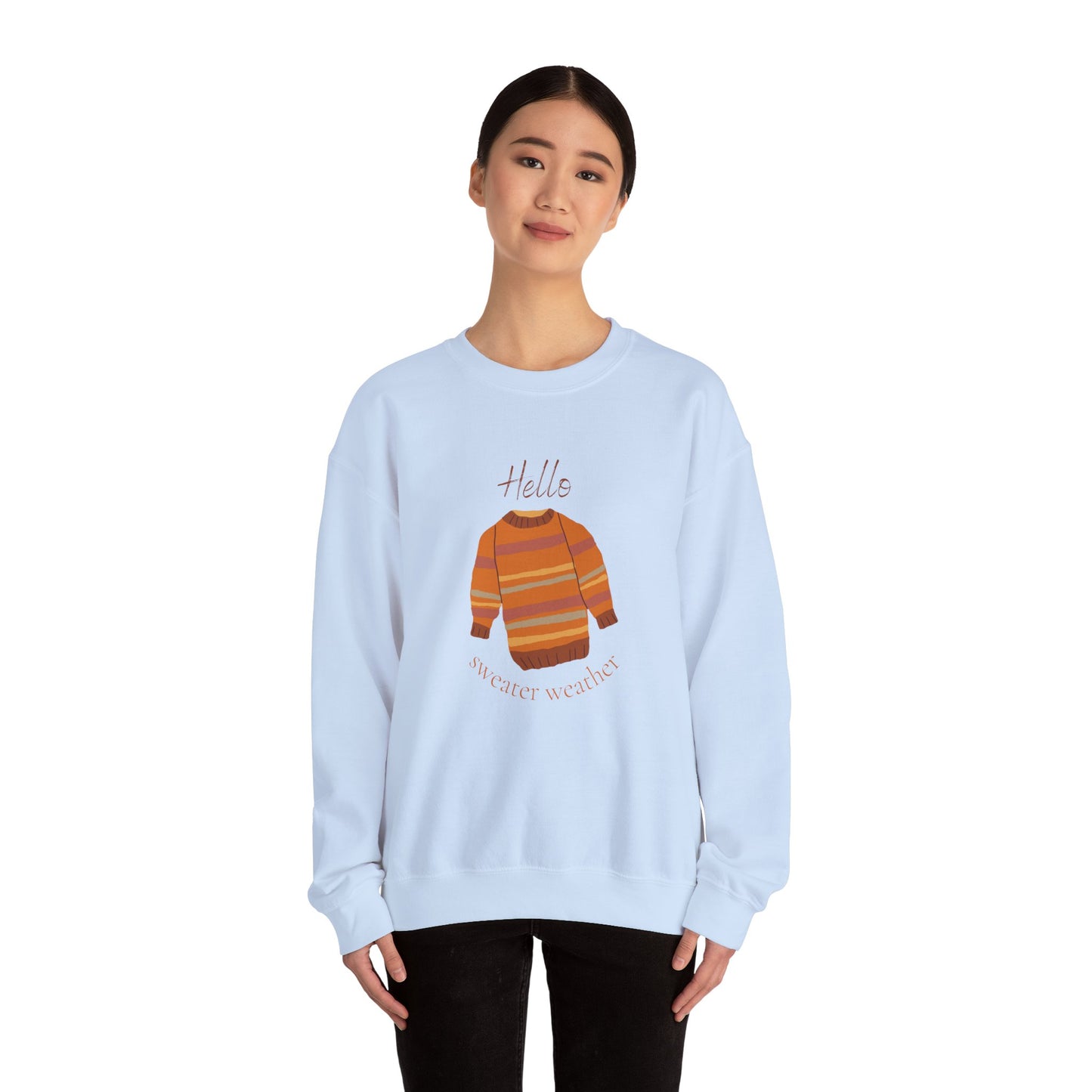 Hello Sweater Weather Unisex Heavy Blend™ Crewneck Sweatshirt