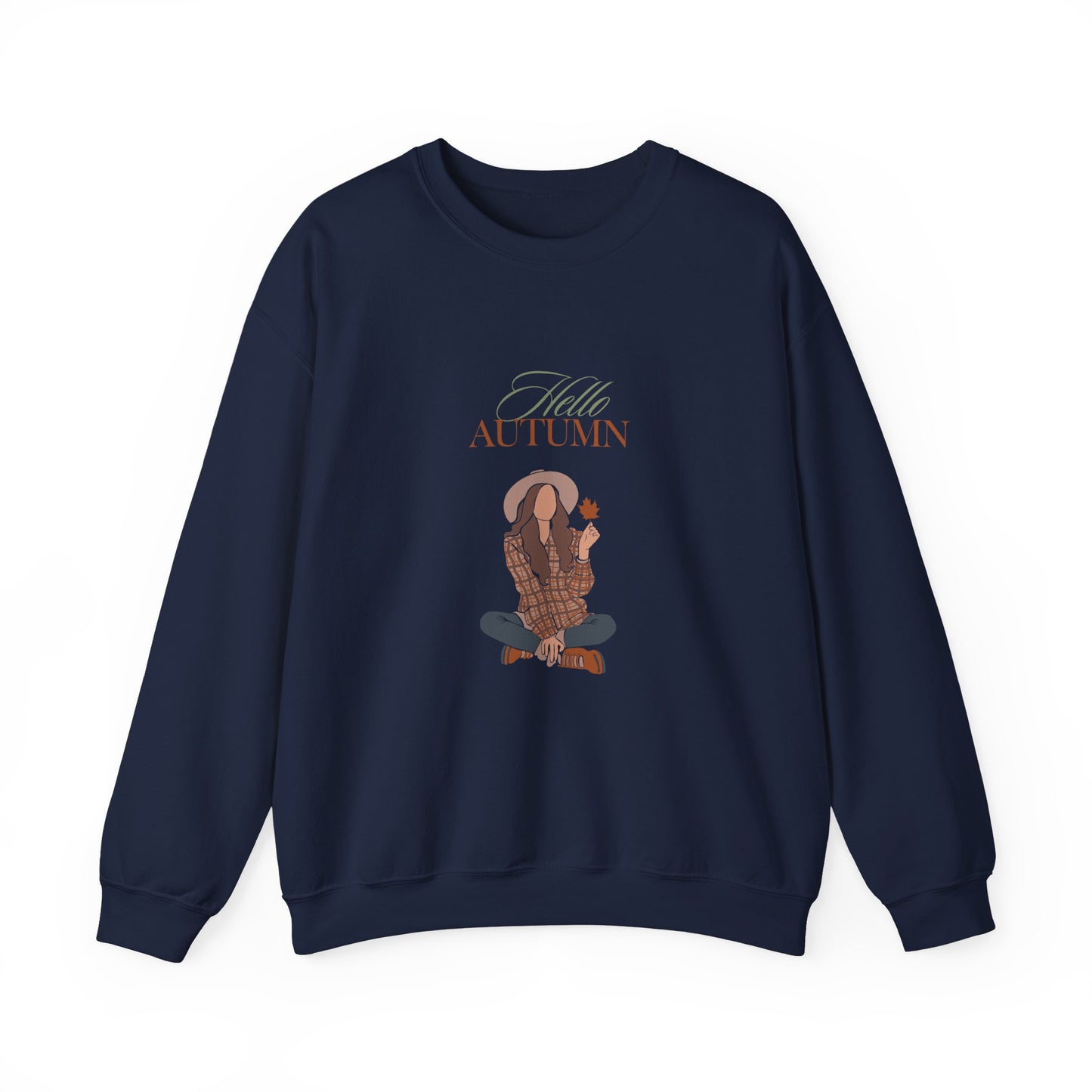 Brown Autumn Women's Heavy Blend™ Crewneck Sweatshirt