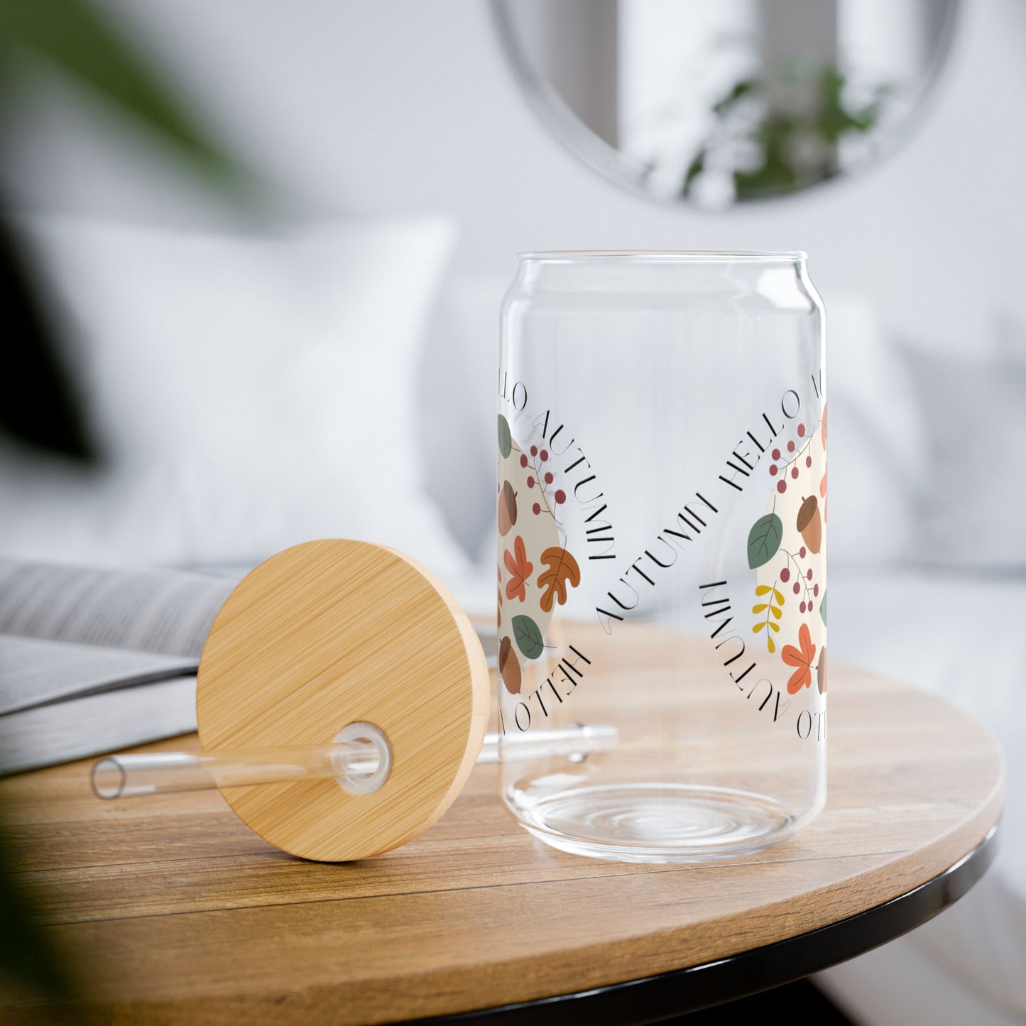 Hello Autumn Sipper Glass, 16oz