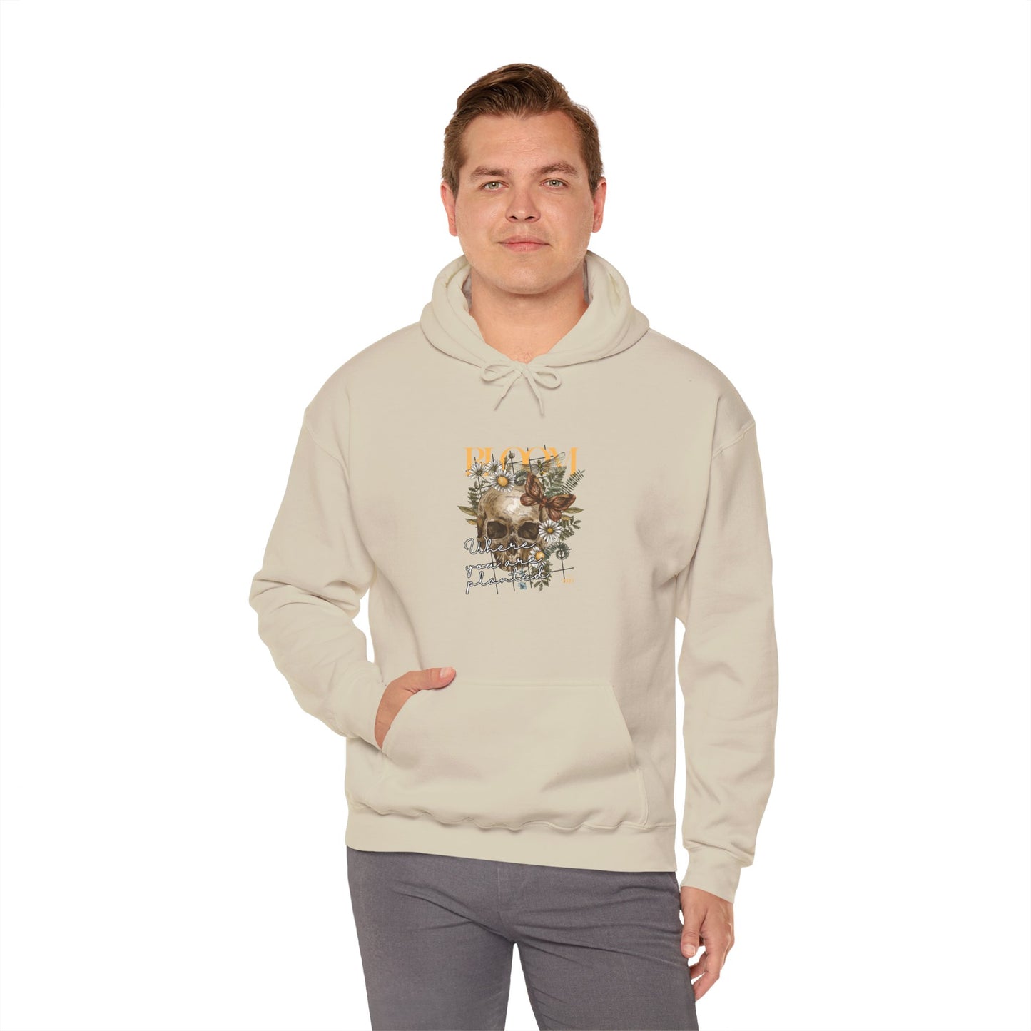 Bloom Where You Are Planted Unisex Heavy Blend™ Hooded Sweatshirt