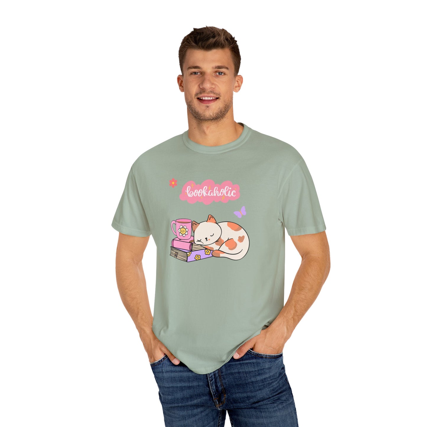 Bookaholic Unisex Garment-Dyed T-shirt