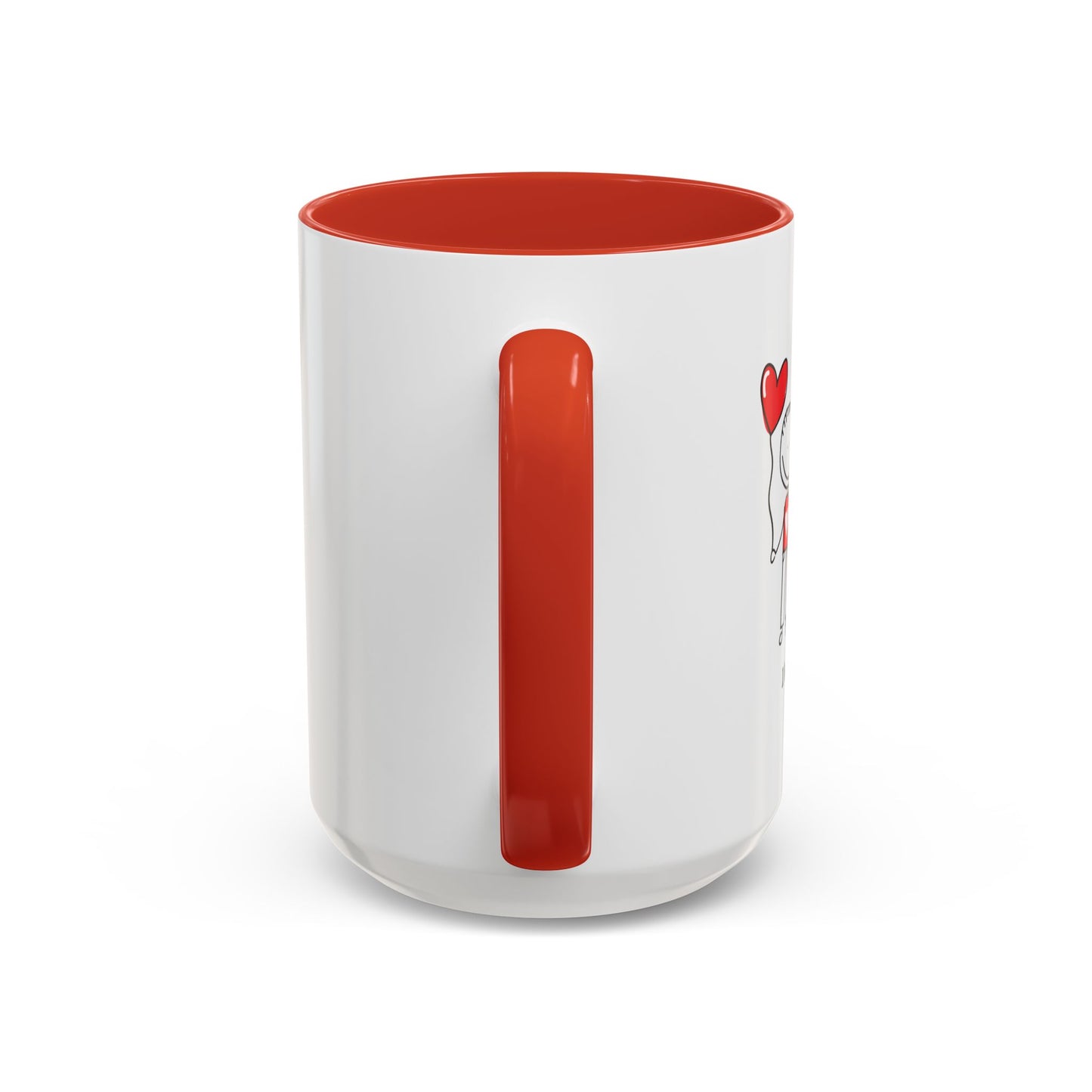 I Love You Mom Accent Coffee Mug (11, 15oz)