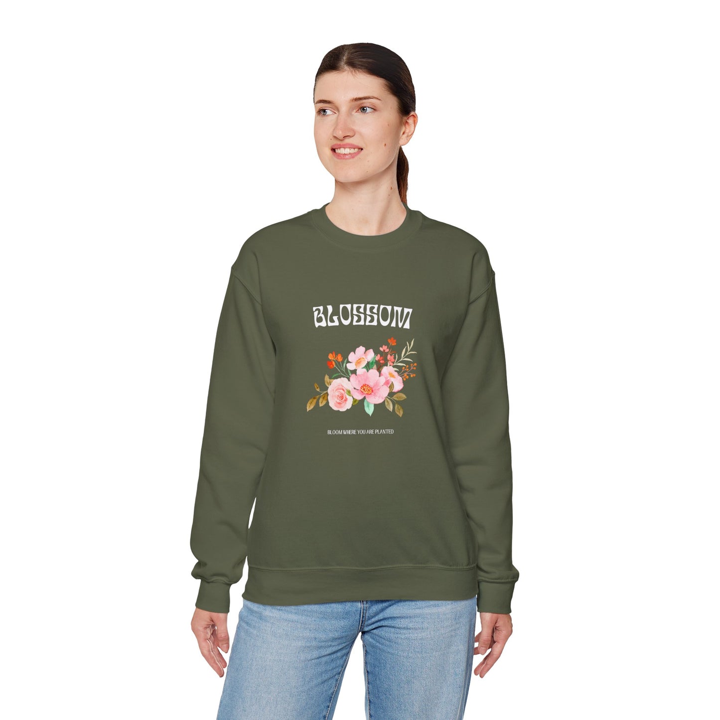 Blossom Women's Heavy Blend™ Crewneck Sweatshirt