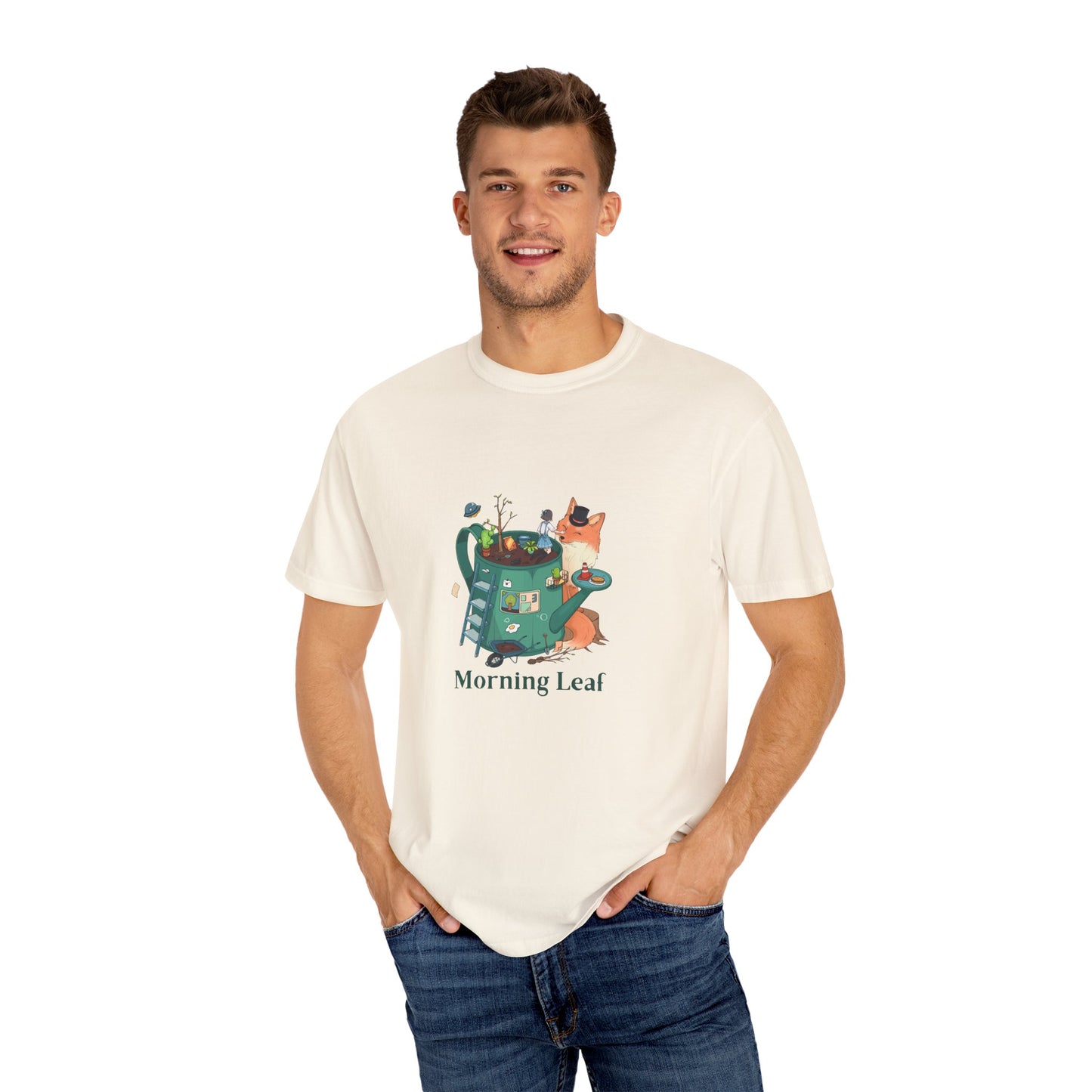 Morning Leaf Unisex Garment-Dyed T-shirt