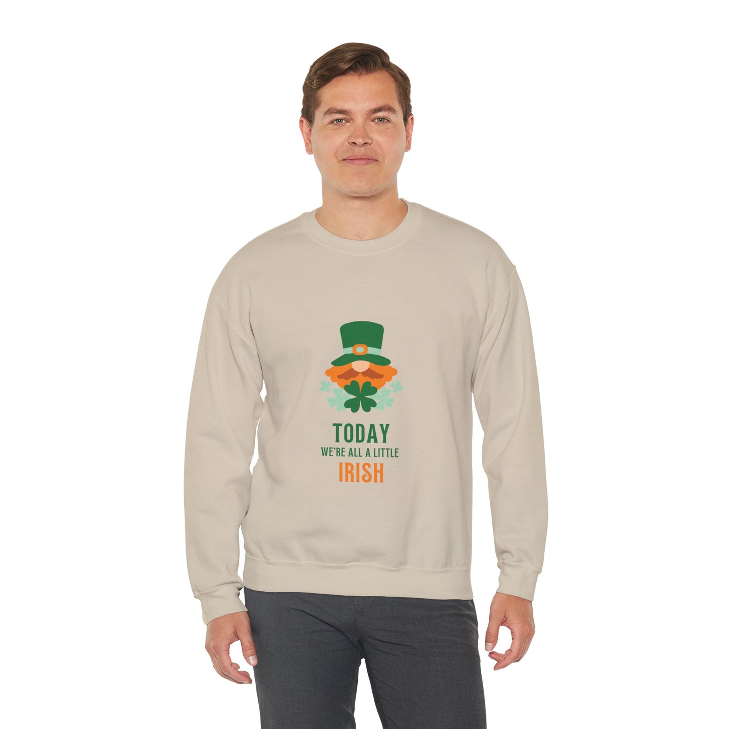 Today We're All A Little Irish Unisex Heavy Blend™ Crewneck Sweatshirt