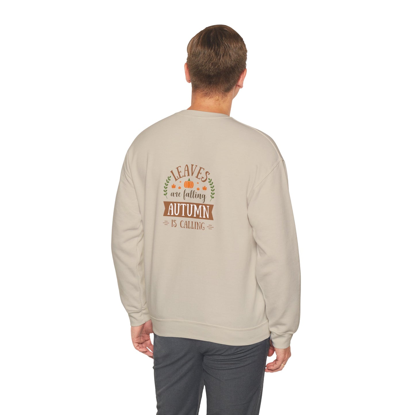 Leaves Are Falling Autumn Is Calling Unisex Heavy Blend™ Crewneck Sweatshirt