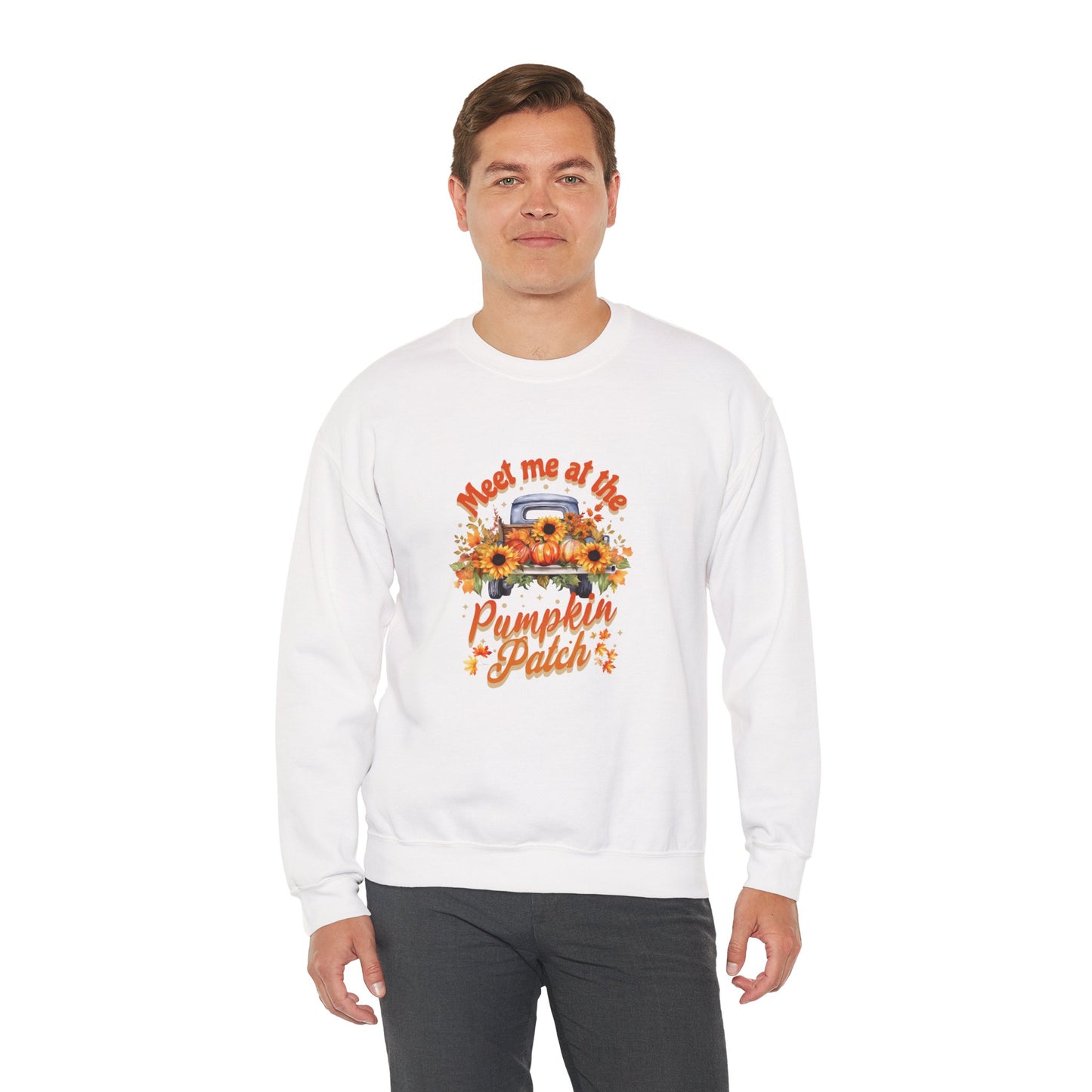 Meet Me At The Pumpkin Patch Unisex Heavy Blend™ Crewneck Sweatshirt