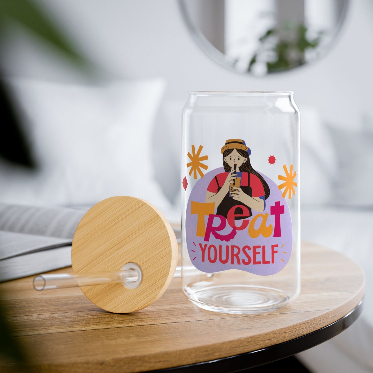 Treat Yourself Sipper Glass, 16oz
