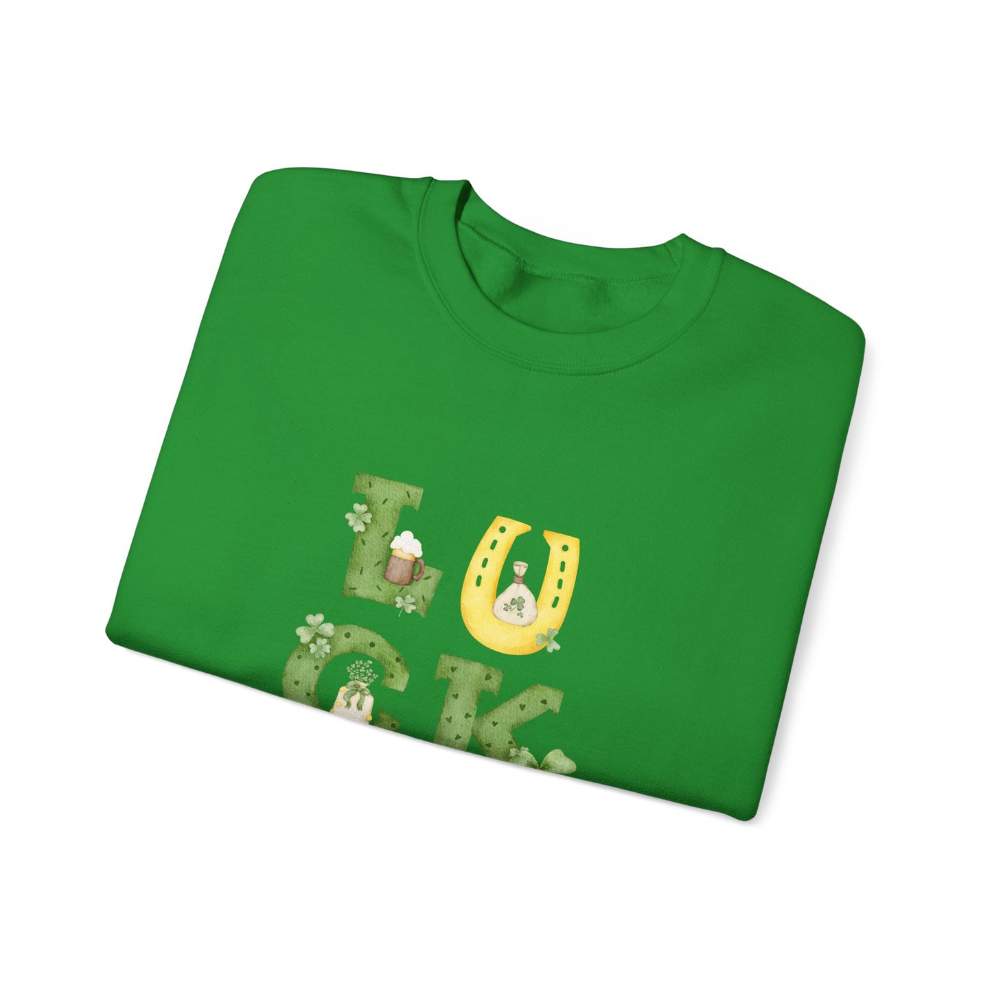 Luck Unisex Heavy Blend™ Crewneck Sweatshirt