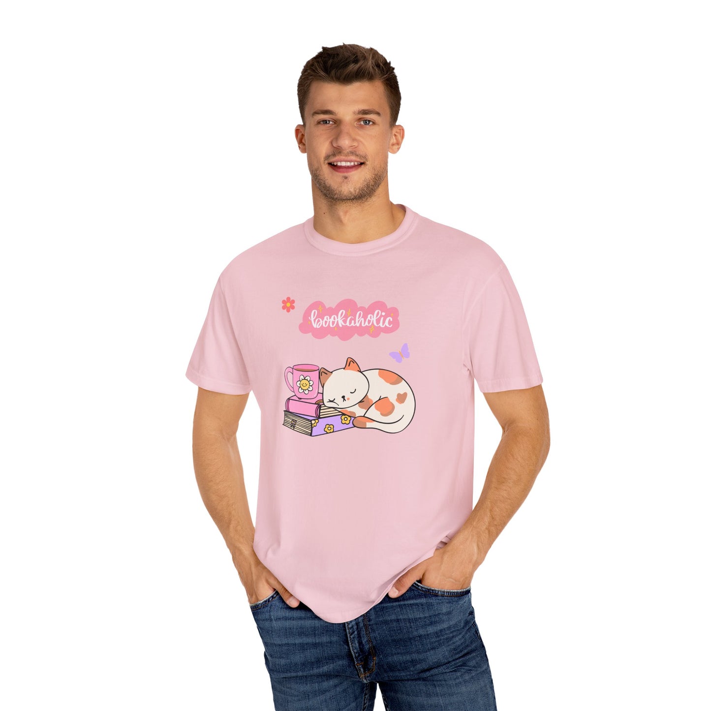 Bookaholic Unisex Garment-Dyed T-shirt